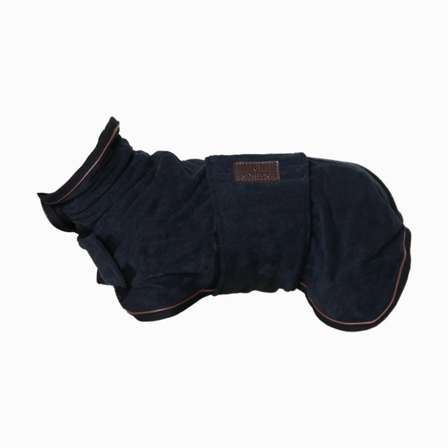 Kentucky koc dla psa Dog Coat Towel - czarny, rozmiar: XXS