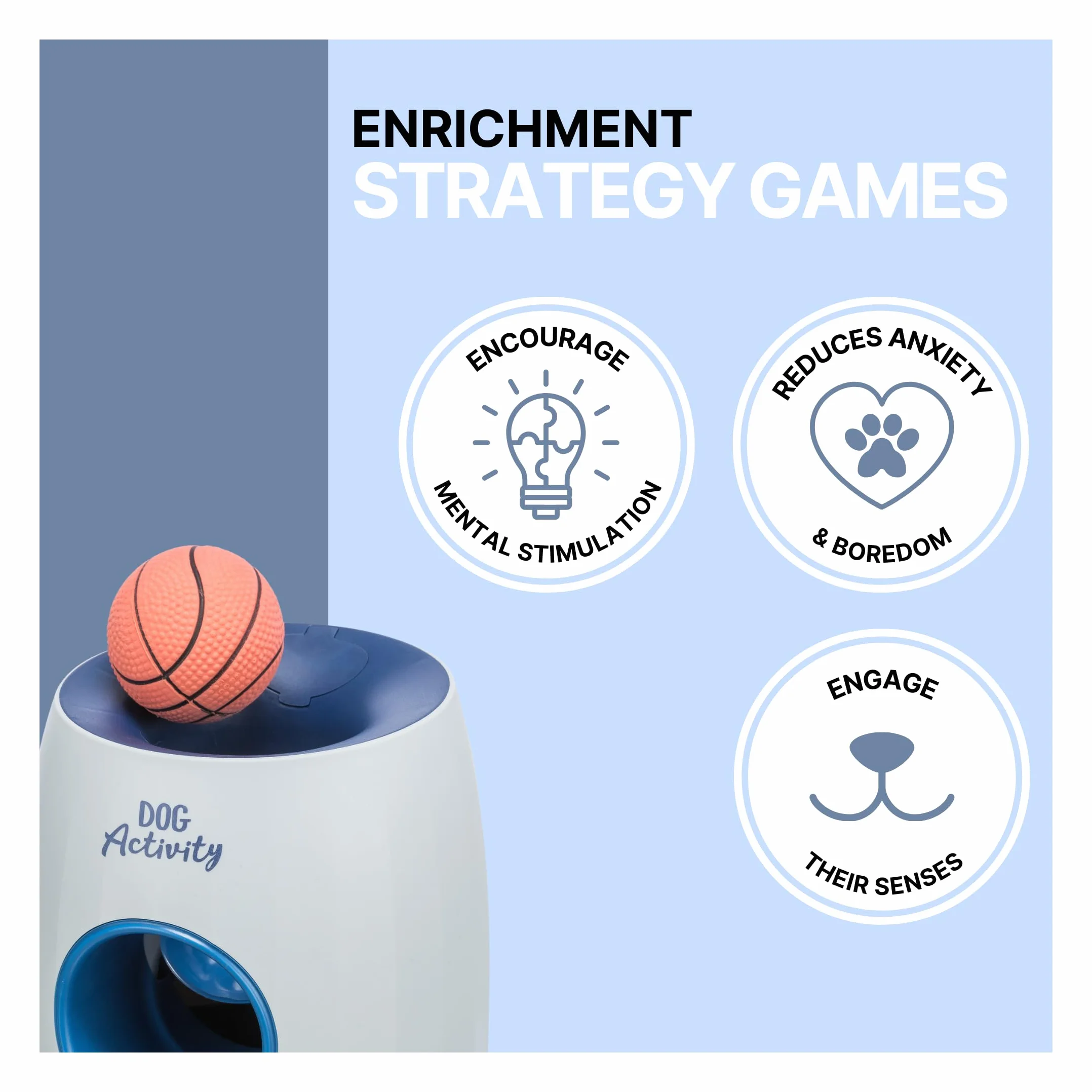 TRIXIE Dog Activity Gra strategiczna Ball & Treat 17 × 18 cm