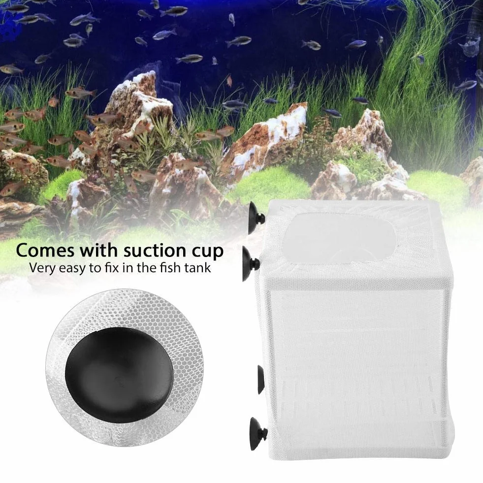 Inkubator ryb Siatka Box Akwarium Wylęgarnia Akwarium Izolacja Box Fish Farmer Box Młode ryby Wylęgarnia Inkubator z płytą izolacyjną