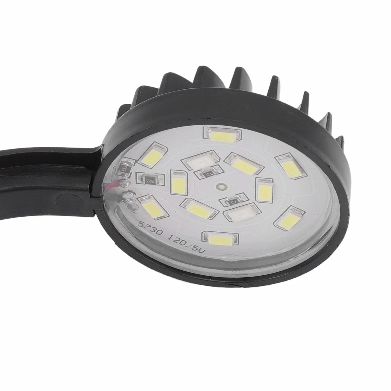 Lampka LED do Akwarium o Mocy 5 W, Wysoka Jasność, Lampa Klipsowa o Pełnym Działaniu, z Oddzielnym Wyłącznikiem Zasilania, Wielofunkcyjna do Akwariów o Pojemności