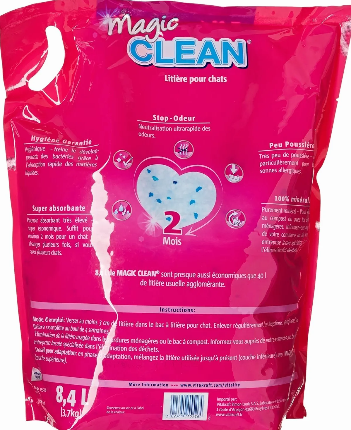 Vitakraft Magic Clean Classic Żwirek dla Kota 8.4 l
