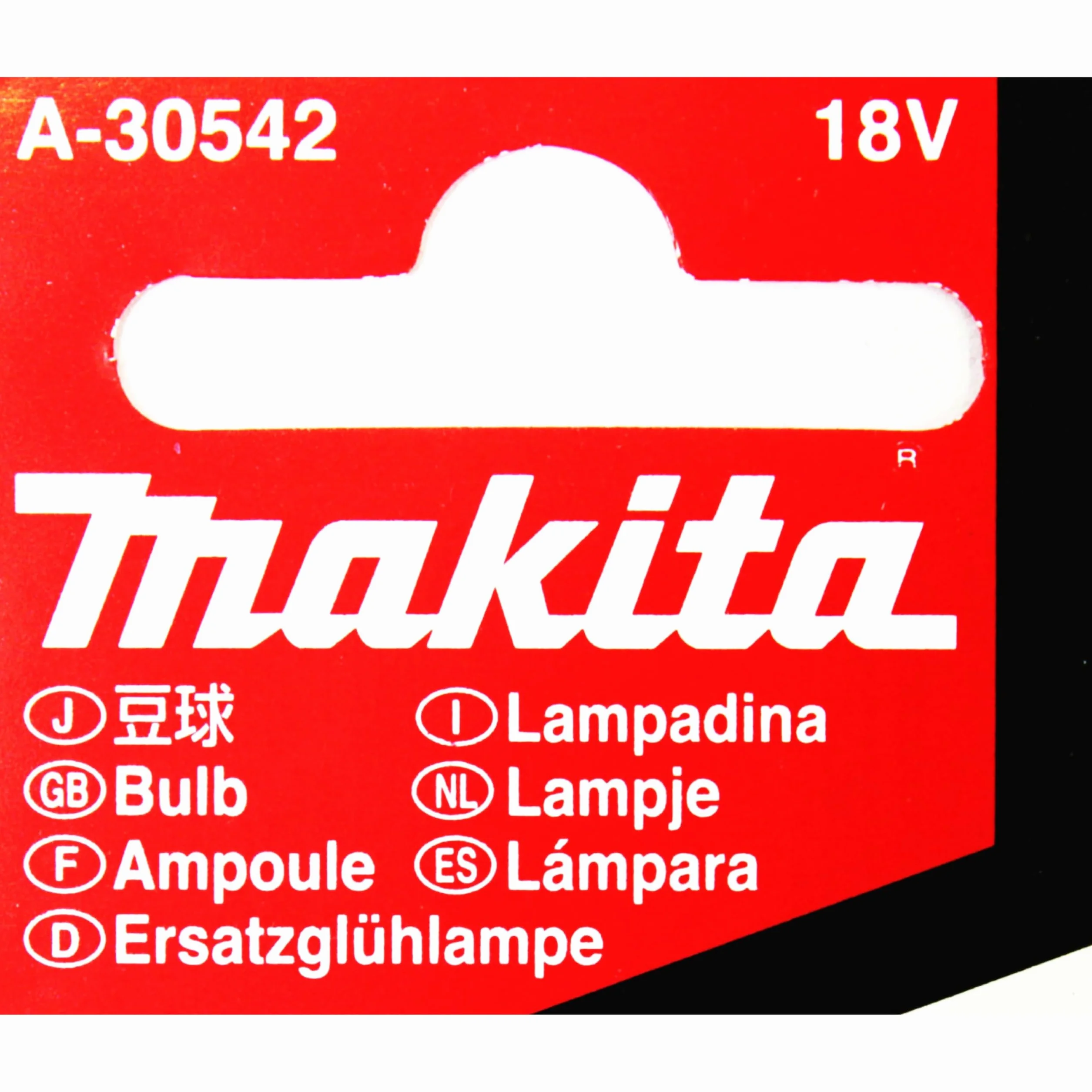 Makita - A-30542-2 żarówki do latarki - - 18 V