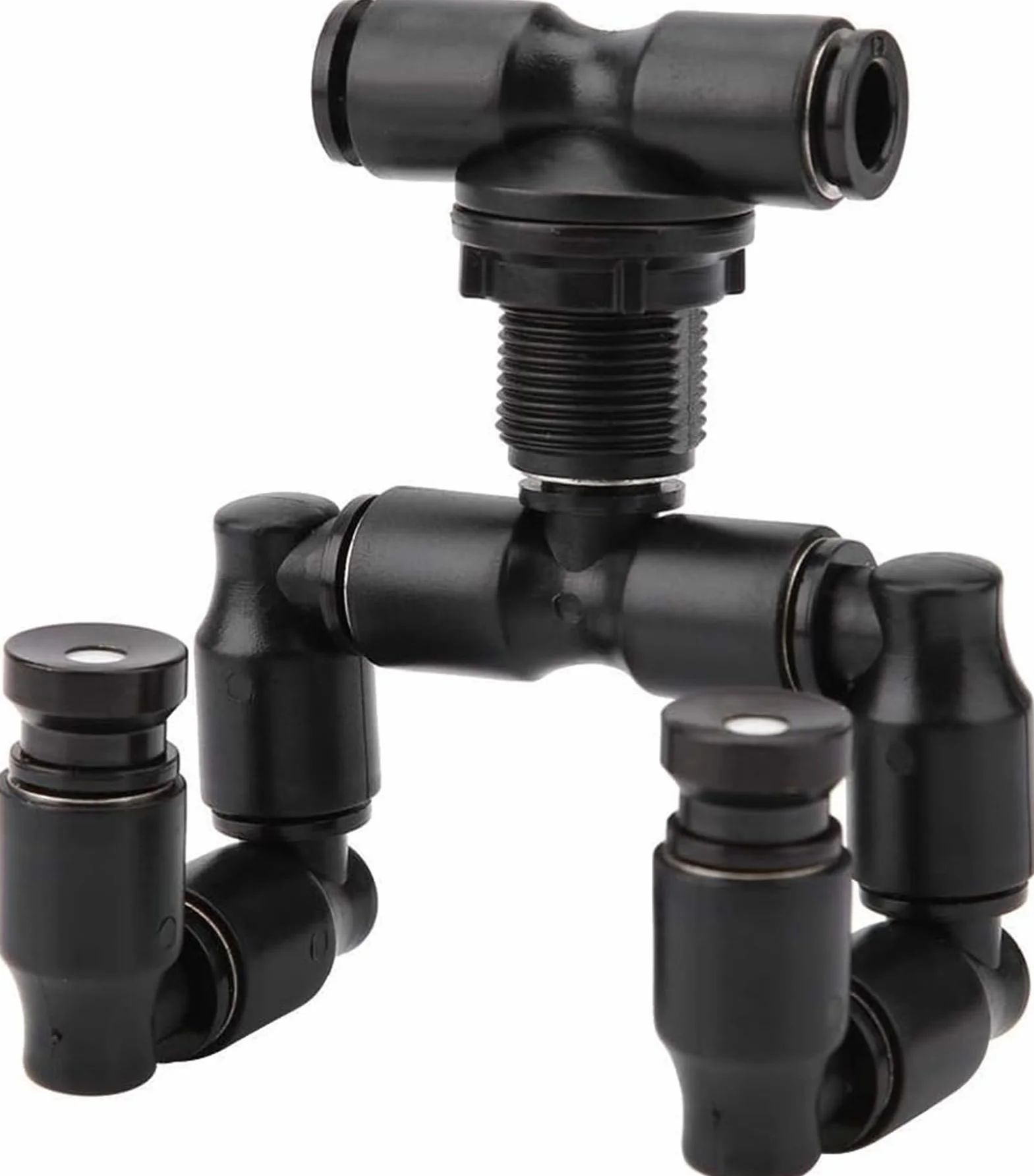 KSTE Gady Fogger Mgła Opryskiwacz, Dysza Terrarium dla Gadów, 360° Regulowany Akwarium System Mgła dla Zbiornika Tropikalnego Lasu deszczowego 1/4 ''
