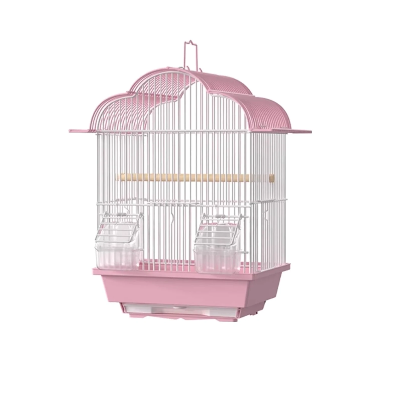 Klatka dla ptaków Klatka dla ptaków Papuga Mały ptak Specjalna klatka dla ptaków Dom Duża ekologiczna willa Dom dla zwierząt(Pink,Mały)