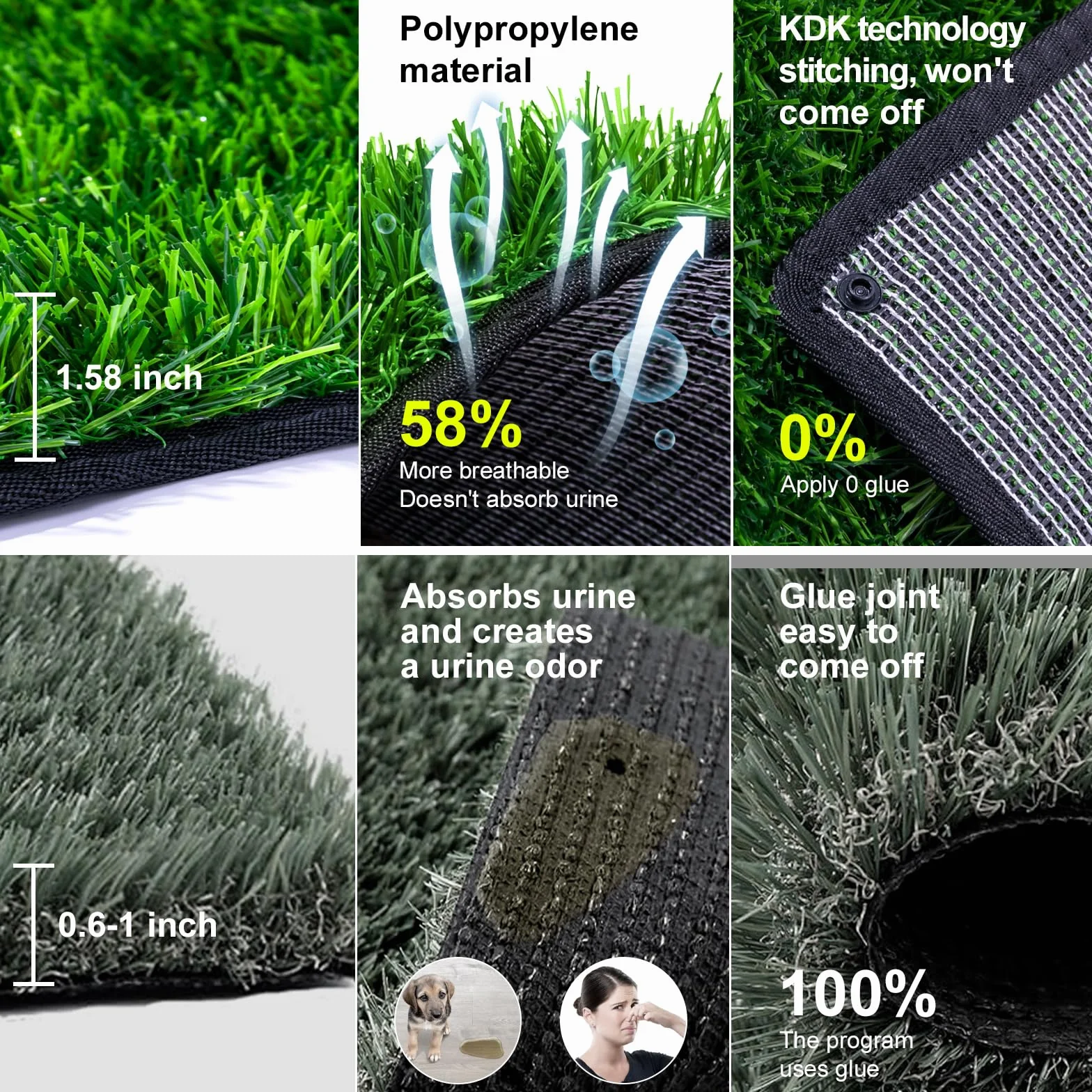 69 x 52 Plastikowy nocnik dla psa, zmywalny, wielokrotnego użytku, wymienne podkładki pod pisuar dla psa, taca treningowa dla szczeniąt na zewnątrz