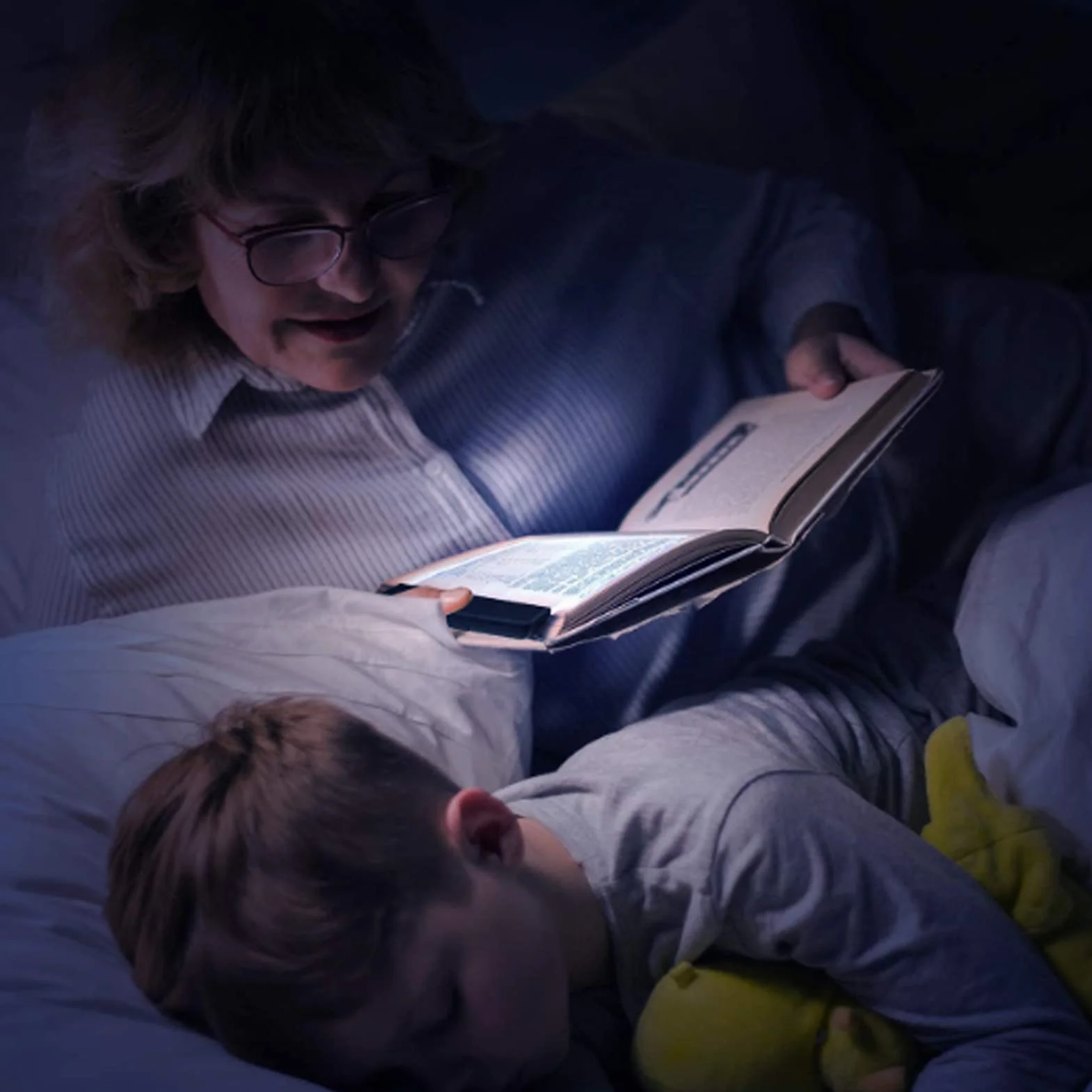 Lampka do czytania LED z panelem chroniącym oczy, jasna tablica do czytania w nocy