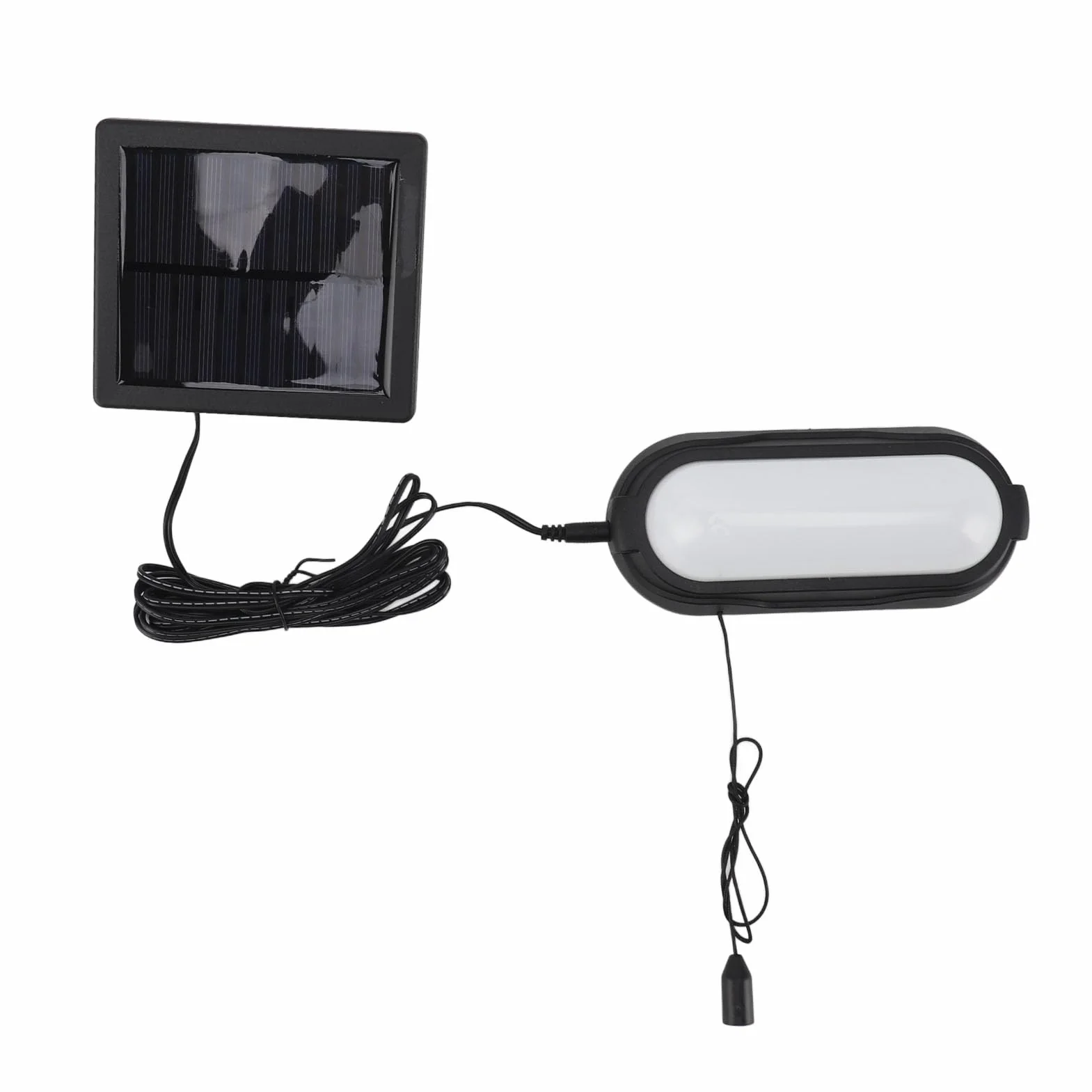 Solar Shed Light, Wodoodporne białe światło Solarne wiszące lampy zewnętrzne, LED Solar Powered Barn Light, Solarne oświetlenie wewnętrzne do altany, szopy, garażu, stodoły