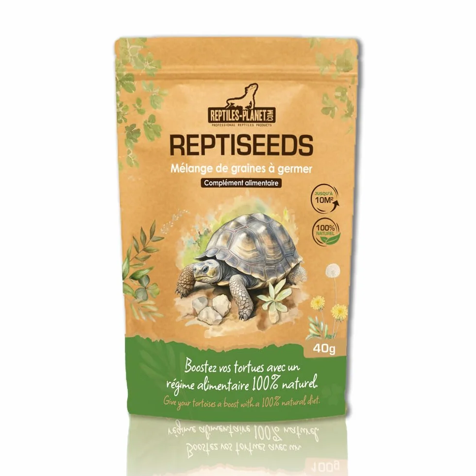 Reptiles Planet - Reptiseeds - Mieszanka nasion kiełkujących żółwia ziemnego - 40 g