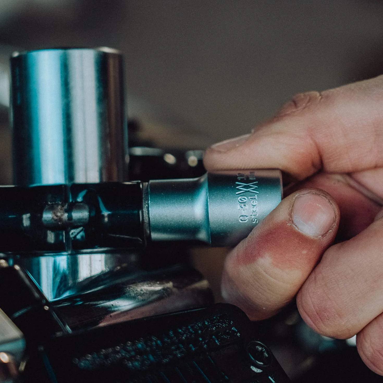 19-częściowy zestaw kluczy nasadowych i bitów Torx ze złączem 1/2" | WIESEMANN 80195 | stop stali chromowo-wanadowej | do wewnętrznych i zewnętrznych śrub Torx, specjalny | walizka transportowa