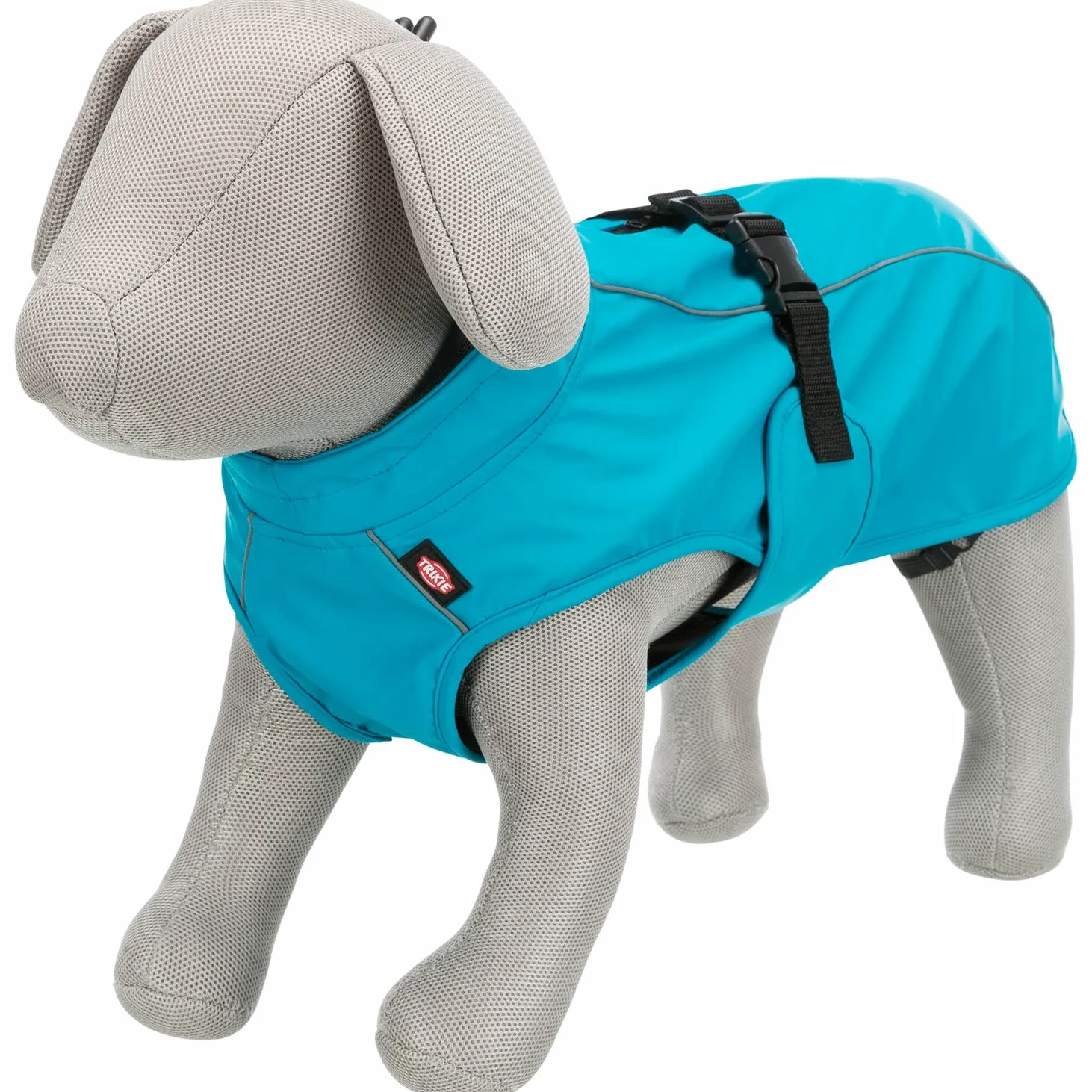 TRIXIE Płaszcze przeciwdeszczowe Vimy dla psów, XL, 80 cm, Turkusowy