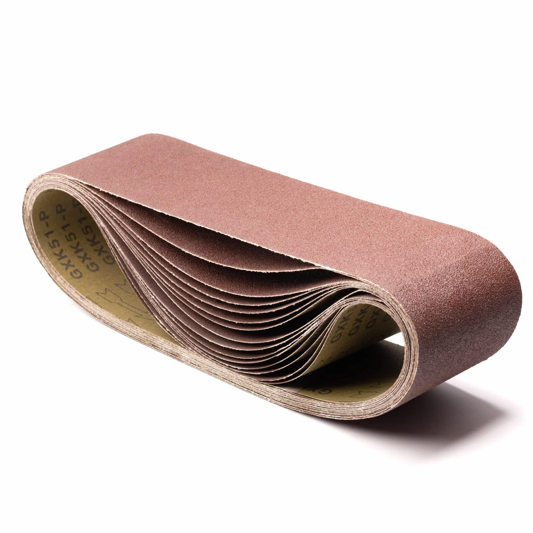 Woltersberger® Taśmy ścierne do tkanin 15 sztuk | rozmiar 100 x 915 mm | po 3 taśmy o ziarnistości K80, K120, K150, K240, K400 | zestaw papieru ściernego