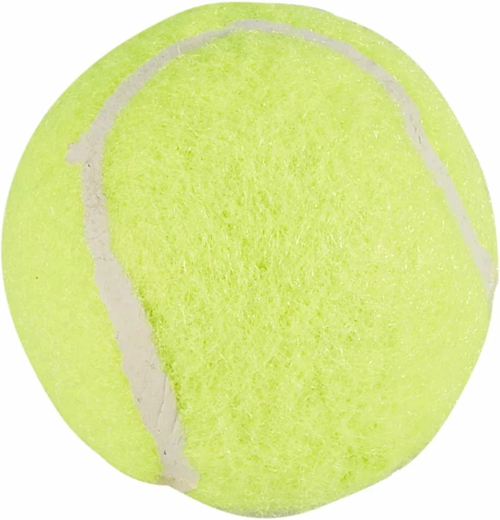 Nobby Piłka tenisowa z piszczałką S, 5,0 cm, 1 opakowanie (3 sztuki)