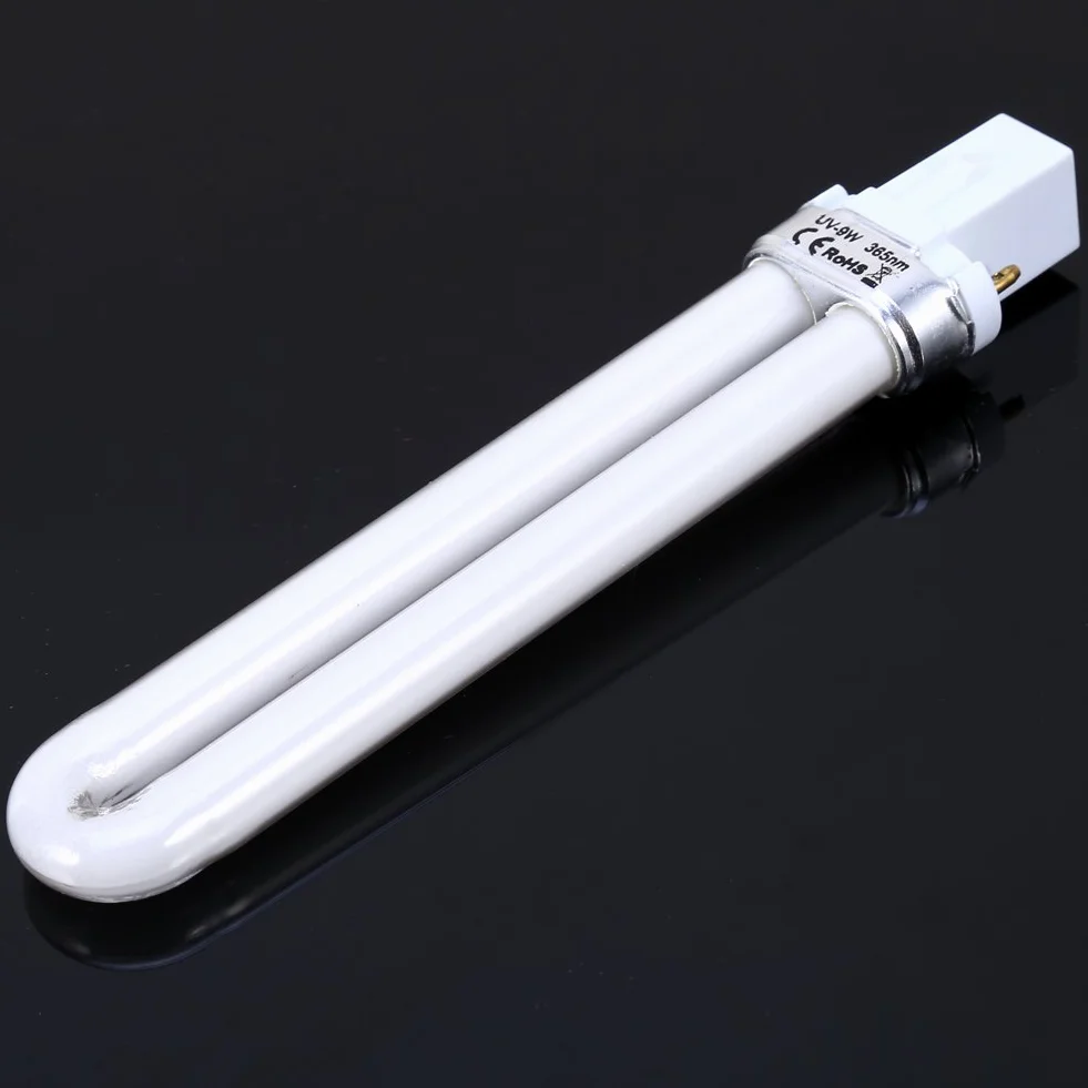 Lampy LED 9 W Zapasowa świetlówka UV Żarówki W Kształcie Litery U do Suszarki do Paznokci
