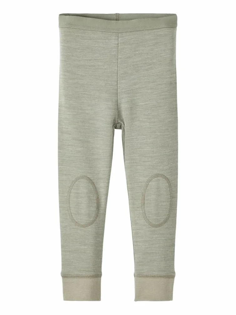 NAME IT Nmmwupsus Wool/Cot Longjohn Xxiii - Leginsy Chłopcy