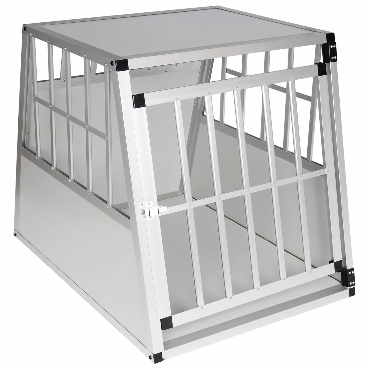EUGAD Aluminiowy transporter dla psów, kotów, 65 x 85 x 71 cm, do transportu zwierząt domowych, torba transportowa dla dużych/średnich/małych psów