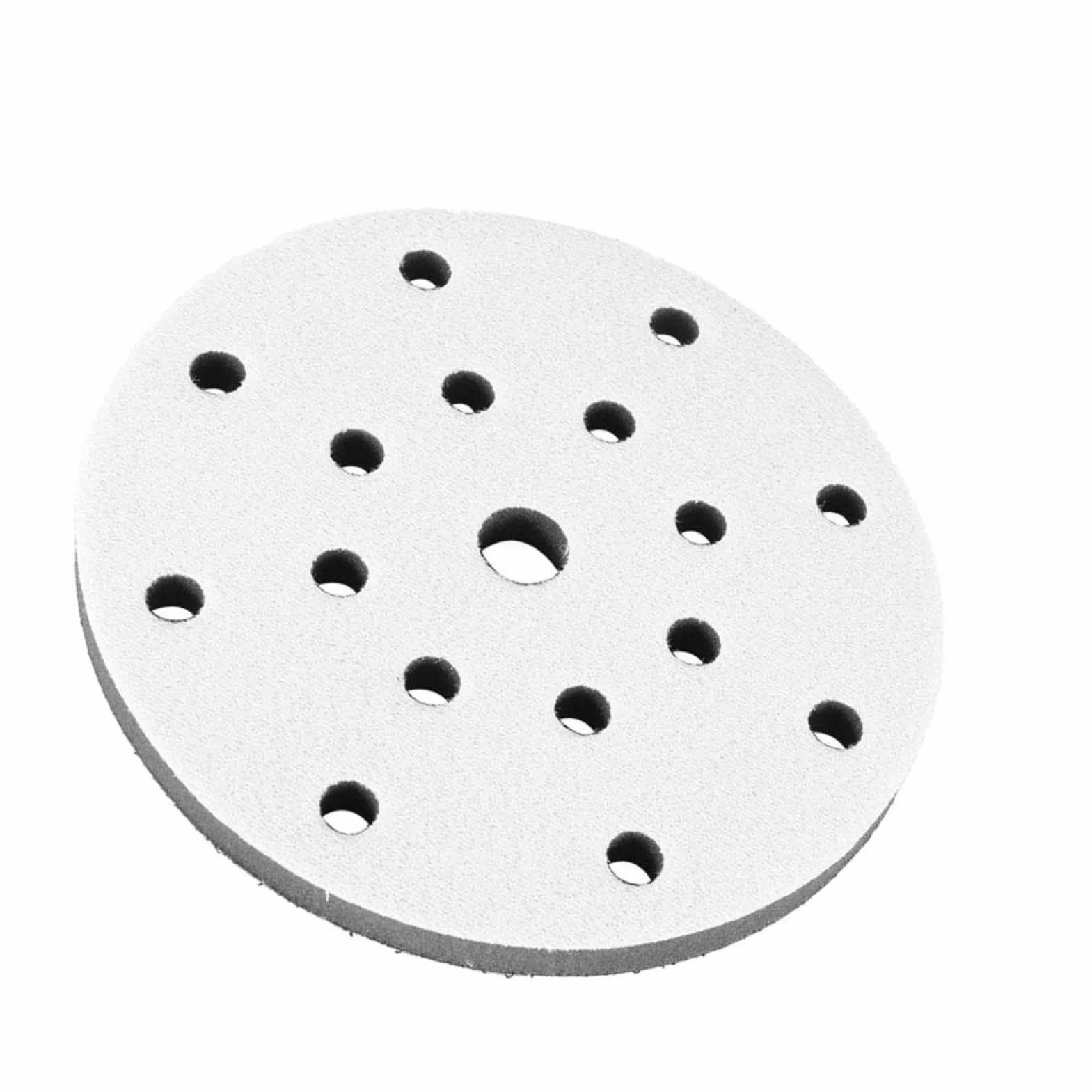 Miękka Podkładka Polerska, średnica 150 Mm Miękka Gąbka Buforowa Podkładka Podkładki Szlifierskie do Polerki i Szlifierki(6 inch 17 holes)