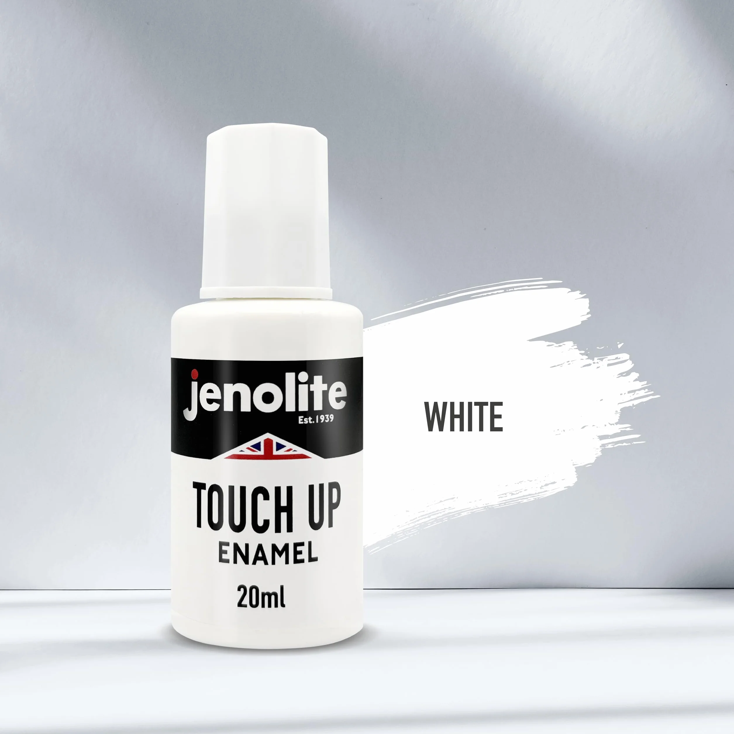 JENOLITE Zestaw do malowania emaliowanego naprawczego 20 ml farba do urządzeń kuchennych łazienki