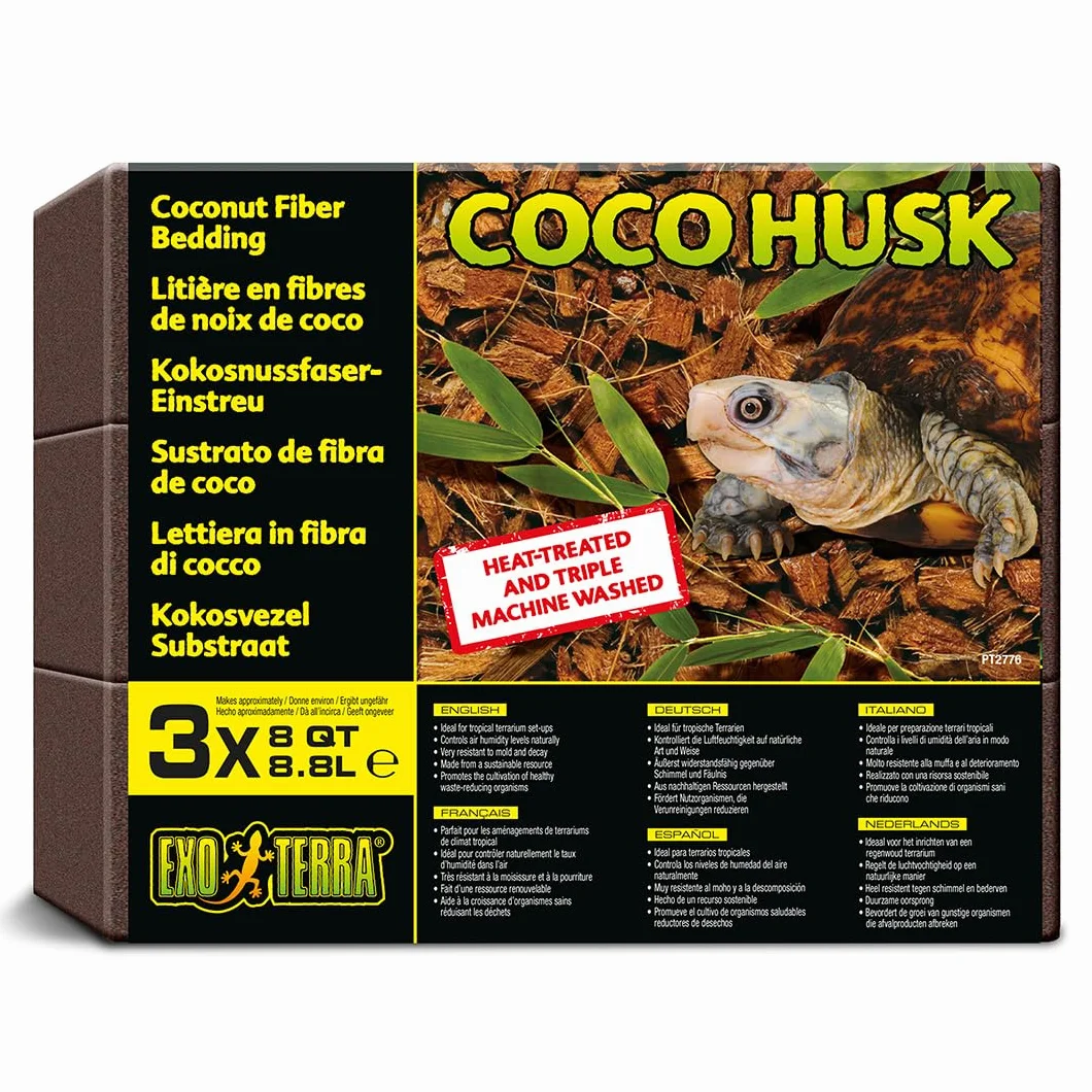 Exo Terra Coco Husk Brick : 3X 7 L rozmiar opakowania 3X 7 L