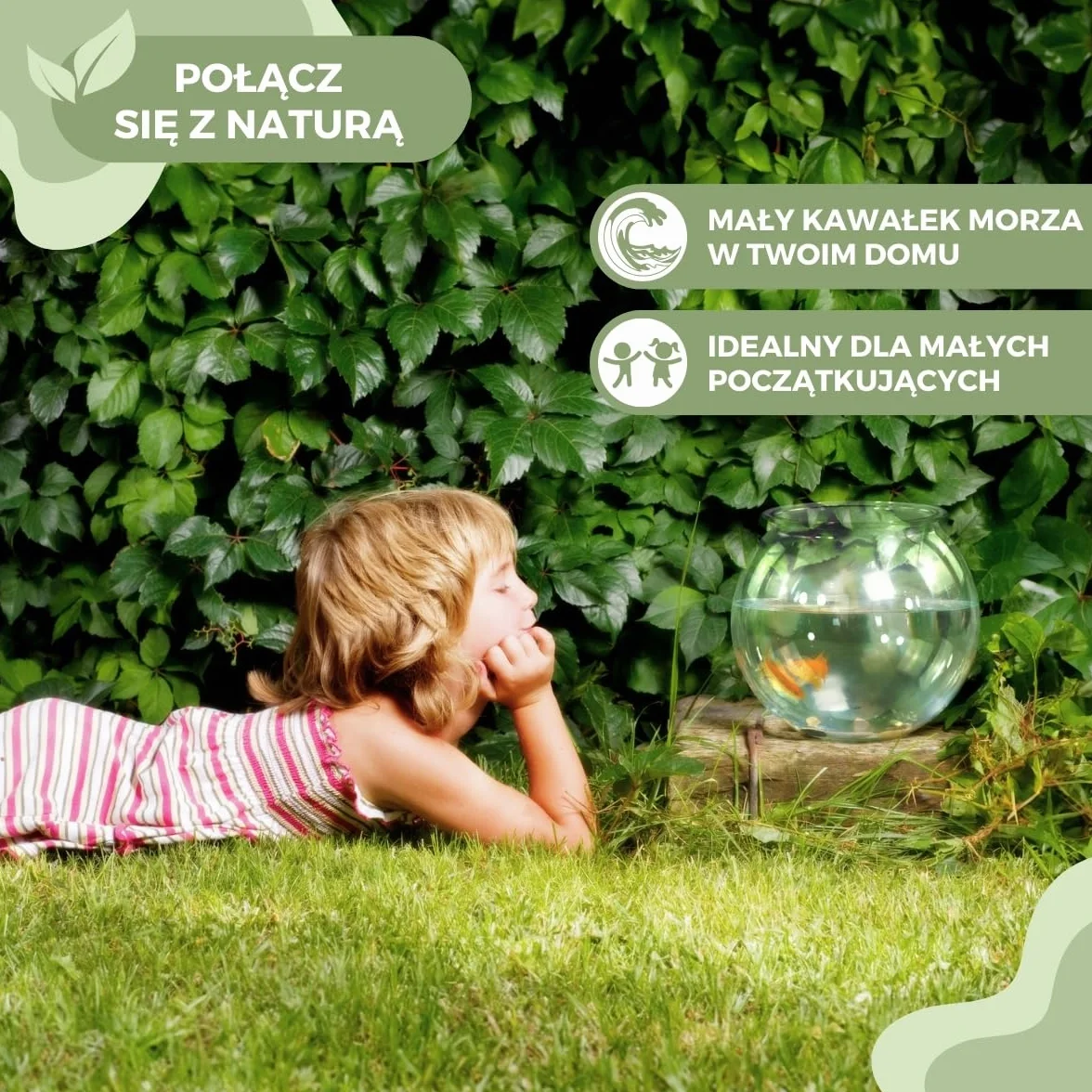 Mobiclinic® pets, Mał okrągł akwarium, Nemo, 4 litry, Plastik pet eco, Przezroczysty design, 20x20x17, 5cm, Łatwe do czyszczenia, Wytrzymałe, Idealne dekoracji domowej, Rośliny wodne