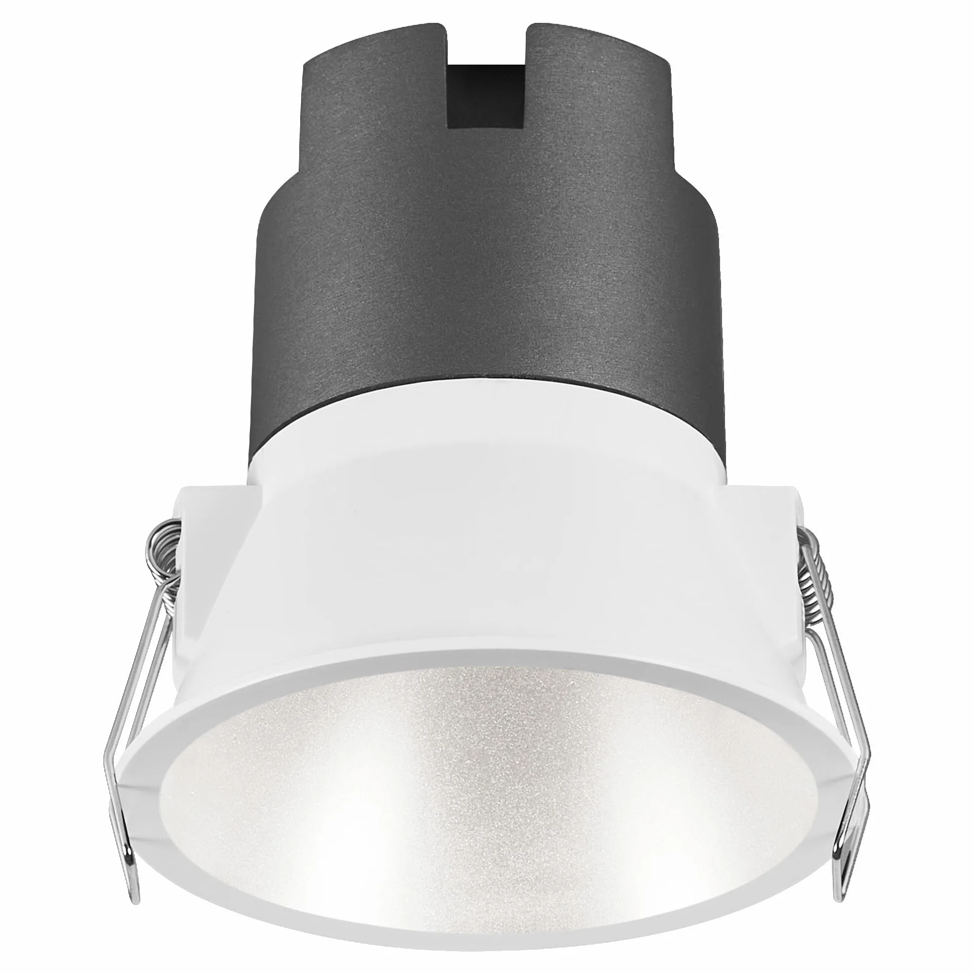 OSRAM Downlight wpuszczany SPOT TWIST, srebrny, 10 W, 800 lm, 830 WT, średnica 93 mm, ciepła biała barwa światła, do 90% oszczędności energii w porównaniu do opraw halogenowych typu downlight, łatwy