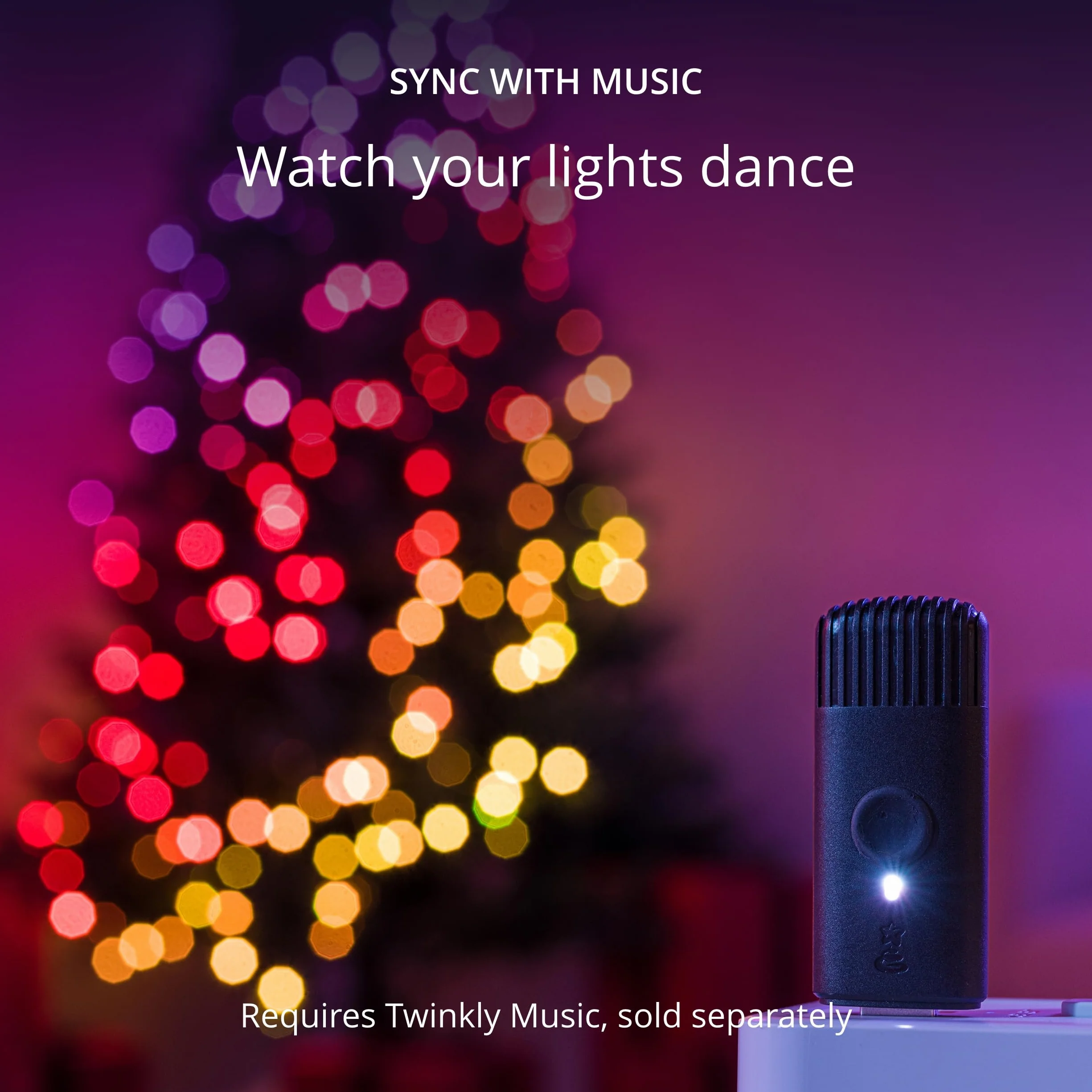 Twinkly Struny z USB-C Pearls 100 diod LED, wielokolorowe świąteczne lampki RGB, kompatybilne z Alexą, Google Home, możliwość zmiany oświetlenia, zasilanie USB C, zielony drut, 6 m