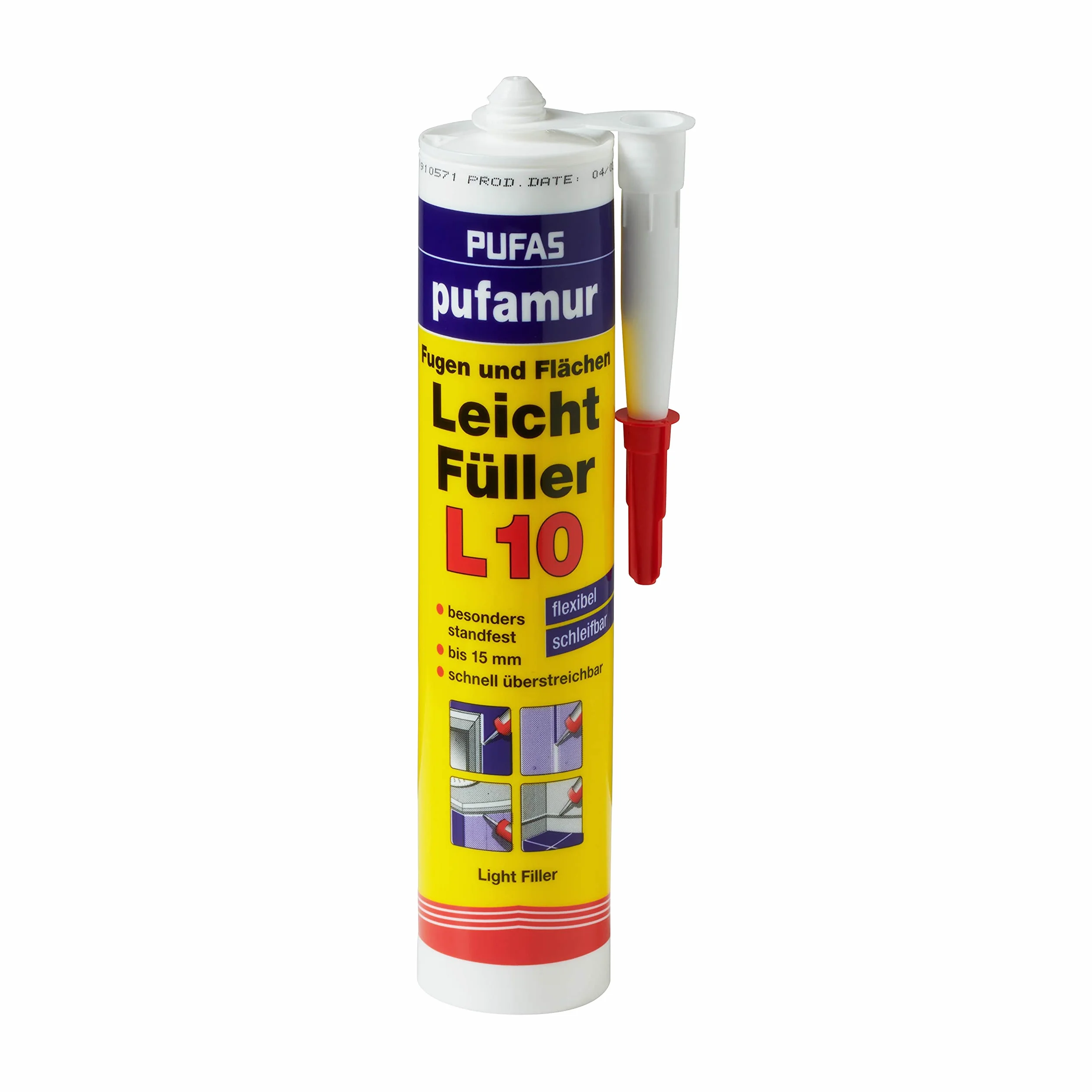PUFAS 034601000 lekki wypełniacz do fug i powierzchni, biały