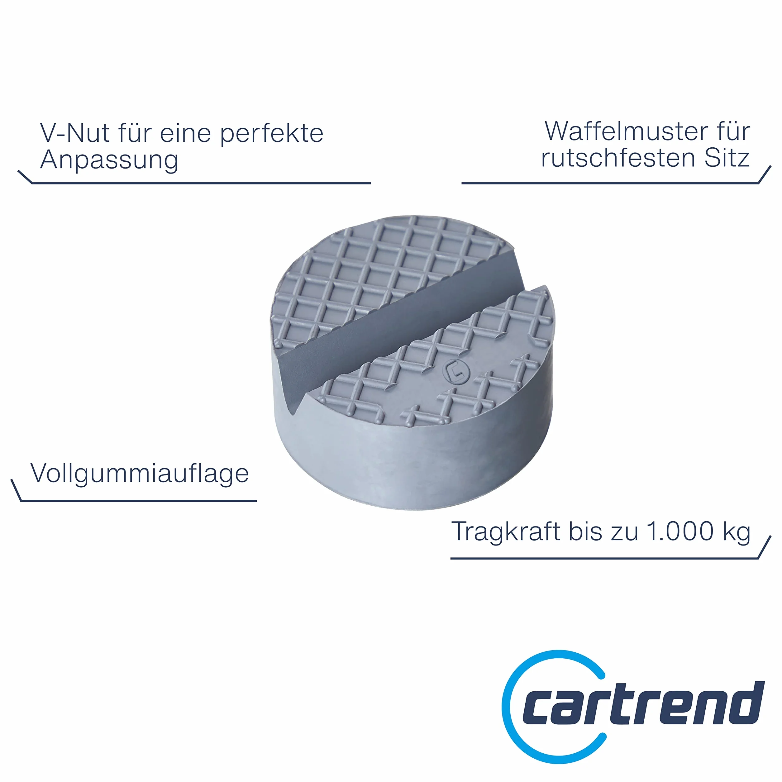 Cartrend Uniwersalna Gumowa Podkładka Blok Do Podnośników 10429