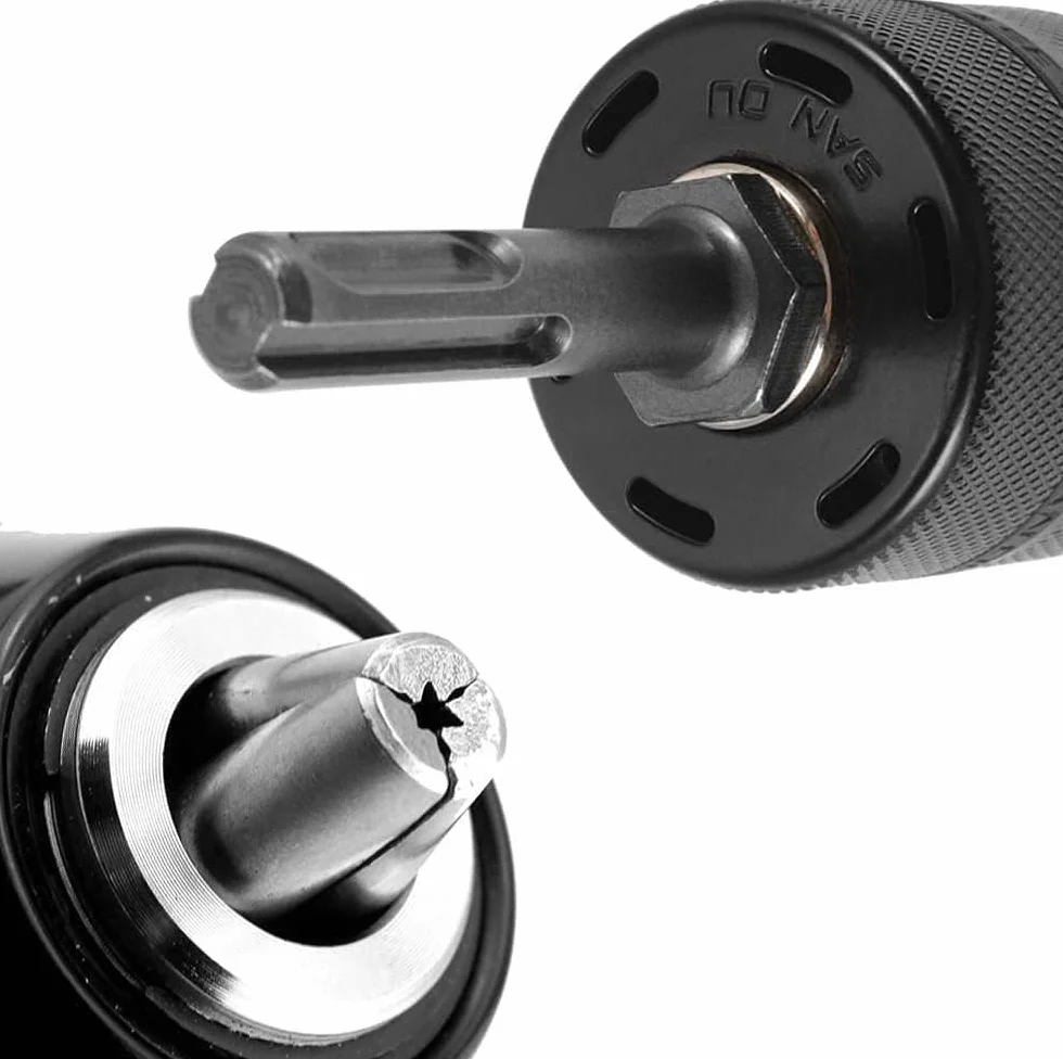 2-13mm uchwyt wiertarski tokarski pojemność metalowy bezkluczykowy z akcesoriami do adapterów SDS 3 uchwyt szczękowy konwersja szybkiego uwalniania akcesoria do elektronarzędzi ręcznych