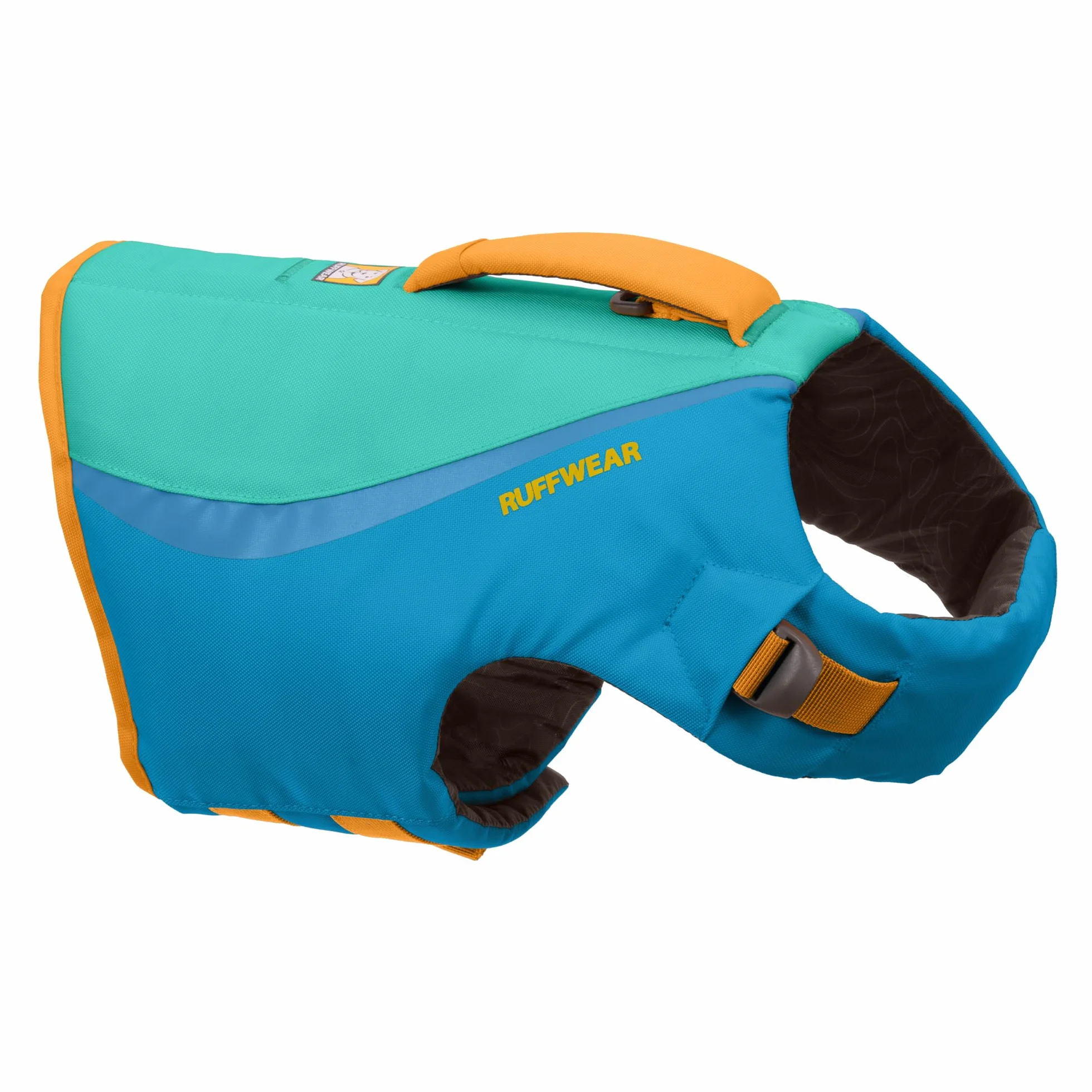 Ruffwear Float Coat kurtka dla psa, wyporność i wyporność, kamizelka dla psa do bezpiecznego pływania, pływania łodzią, sportów wodnych, Blue Dusk, rozmiar XX-S