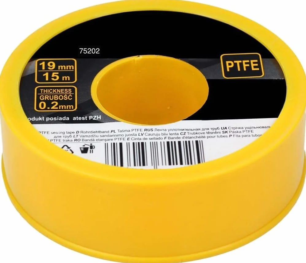 Teflonband 19mm x 0,2mm x 15m Profiqualität