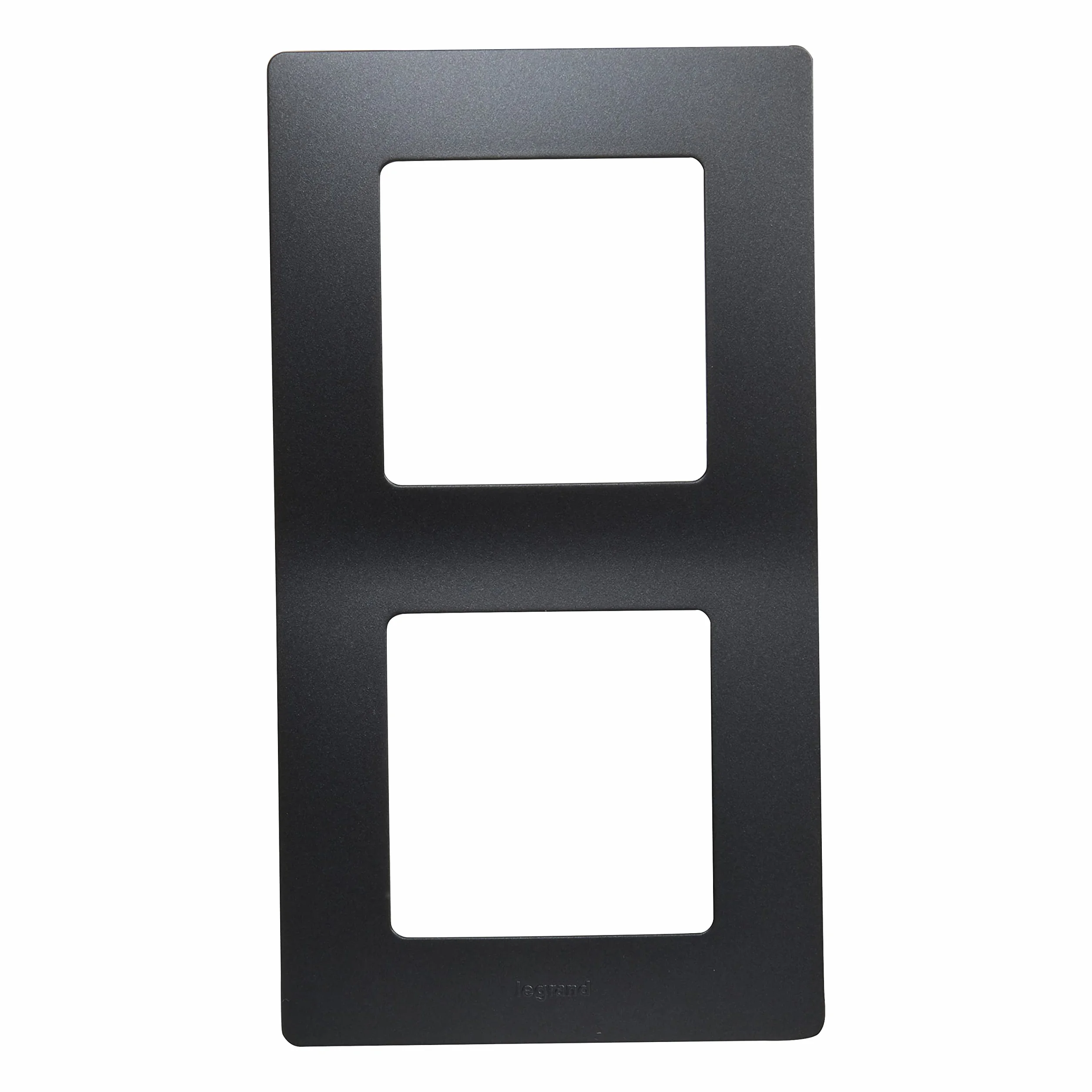 LEGRAND Ramka, 2 elementy, osłona mechanizmu serii Niloé Monobloc, czarna, 396416