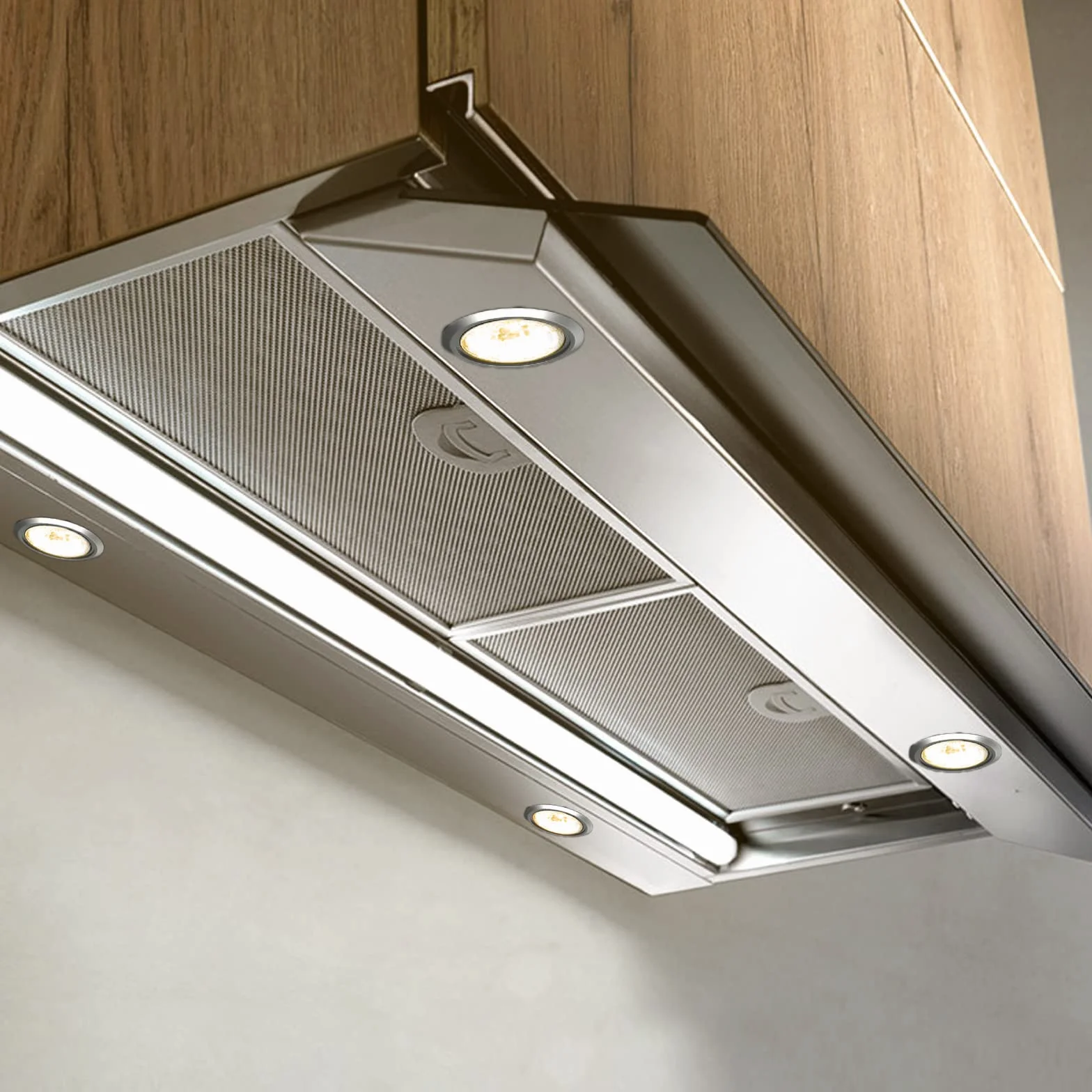 Zestaw 3 opraw meblowych 12V 3,5W, LED G4 reflektor ciepła biel 3000K, szczotkowany nikiel, możliwość ściemniania, alternatywa dla żarówek halogenowych