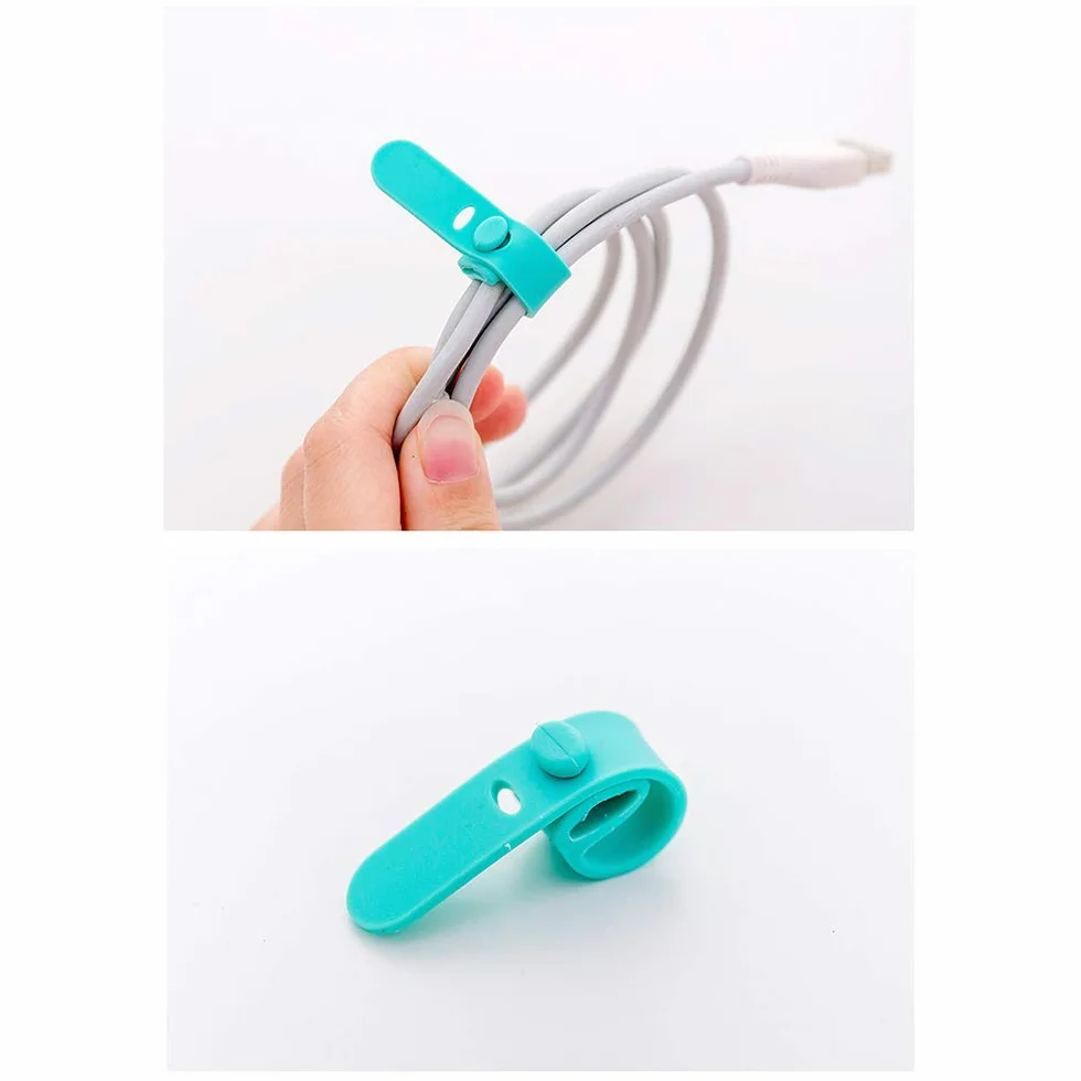 12 szt. organizer na kable słuchawkowe, kabel do słuchawek, schludny uchwyt na słuchawki douszne, nawijacz kabla do zestawu słuchawkowego, owijania przewodów komputerowych, kabel do ładowania