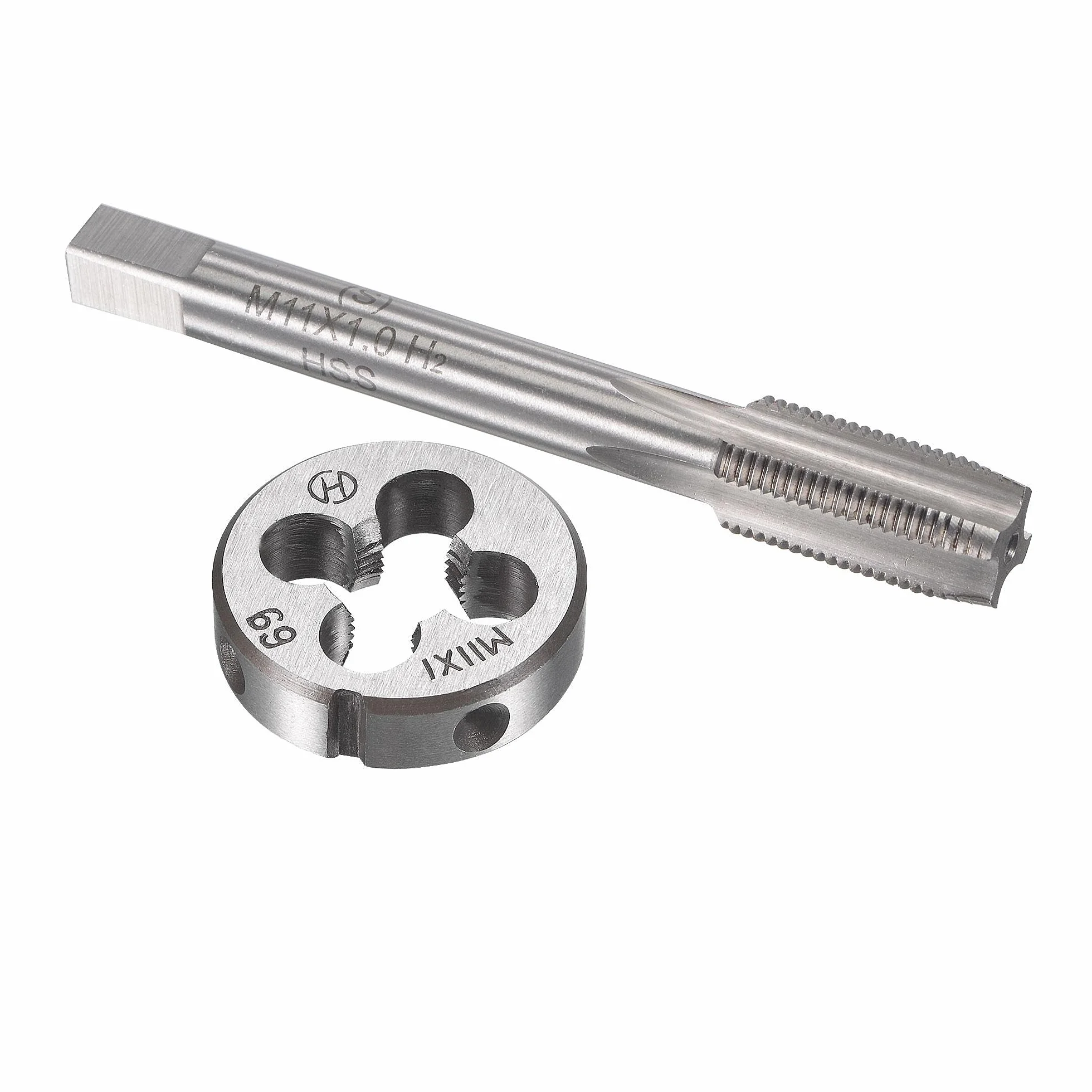 sourcing map Gwintownik M11 x 1 mm wiertło gwintowe z narzędziem stopowym
