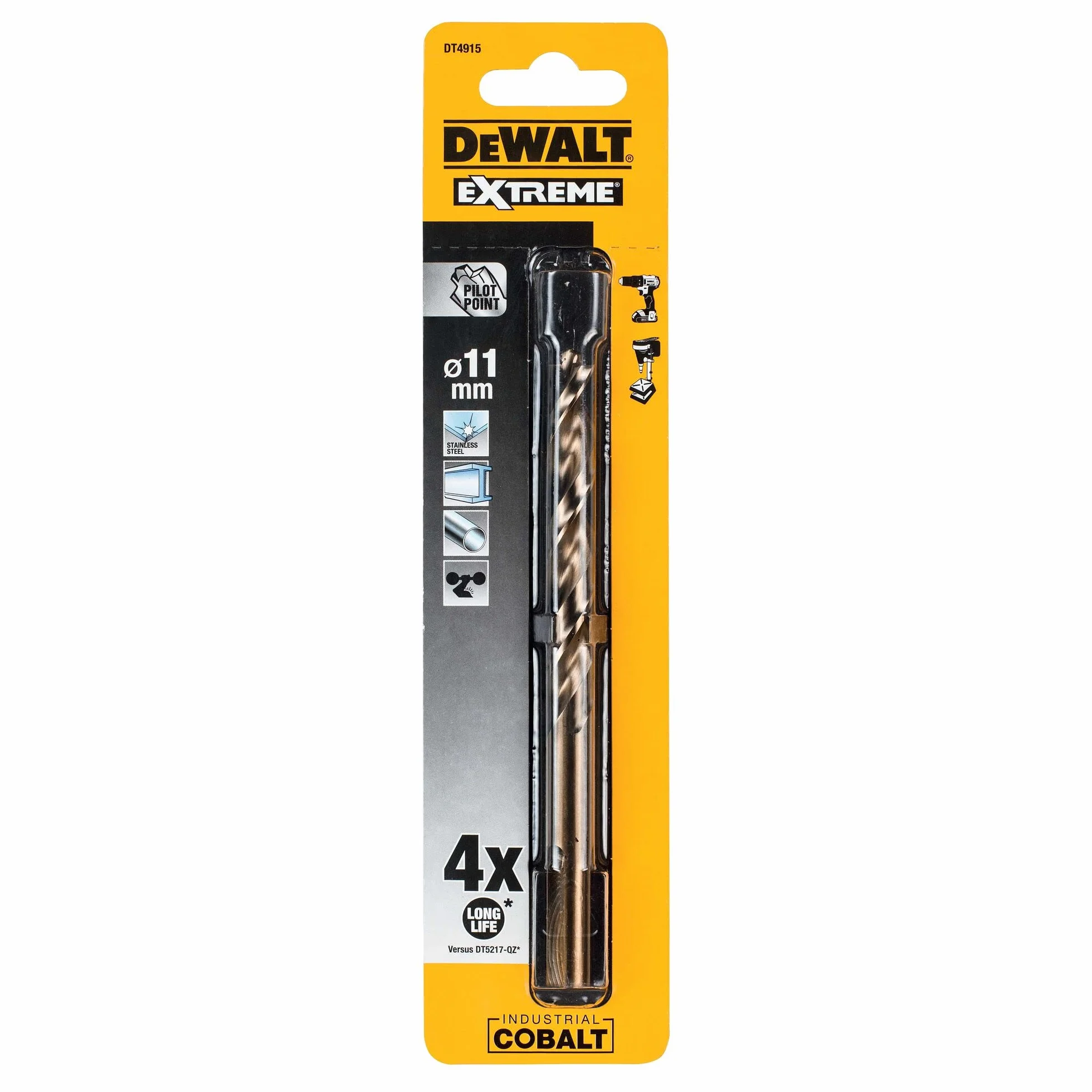 DeWalt DT4912-QZ wiertło kobaltowe HSS-CO Extreme do metalu