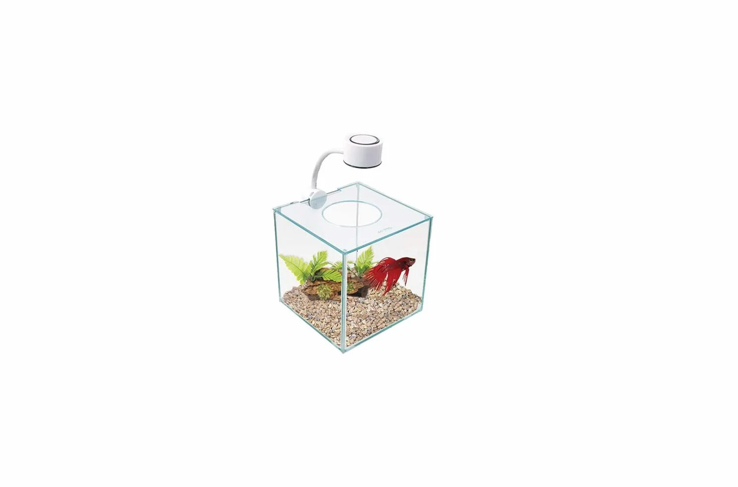 Marina Betta Kit akwarium szklane 3,4 l z lampką LED