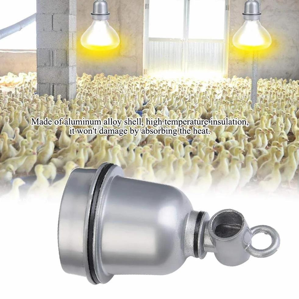 Oprawka gadów Ceramiczne gniazdo grzewcze na wysoką temperaturę Żarówka Brooder E27
