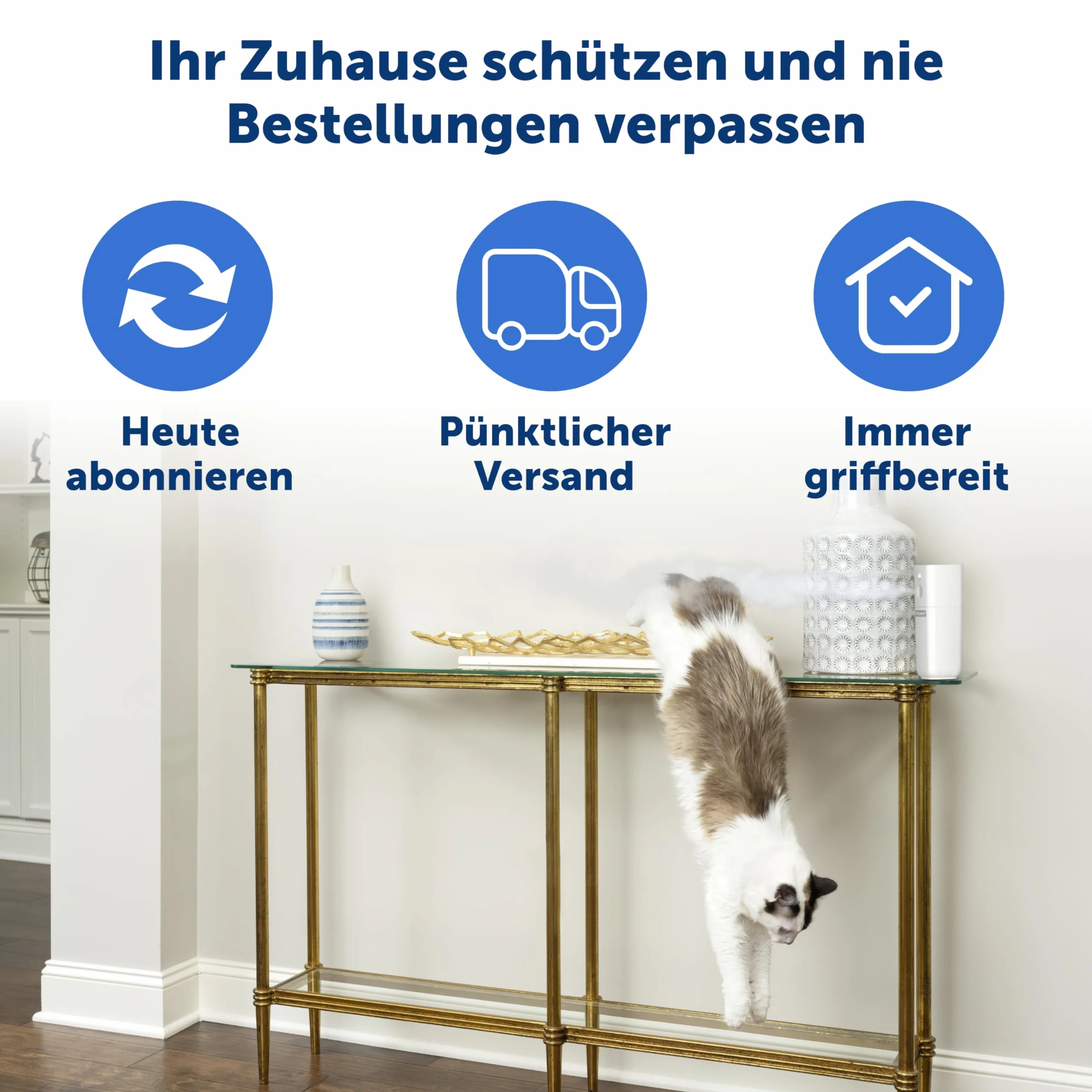 PetSafe Drinkwell Butterfly fontanna do picia dla kotów i małych psów, tworzywo sztuczne bez BPA, pojemność 1,5 l, niebieska