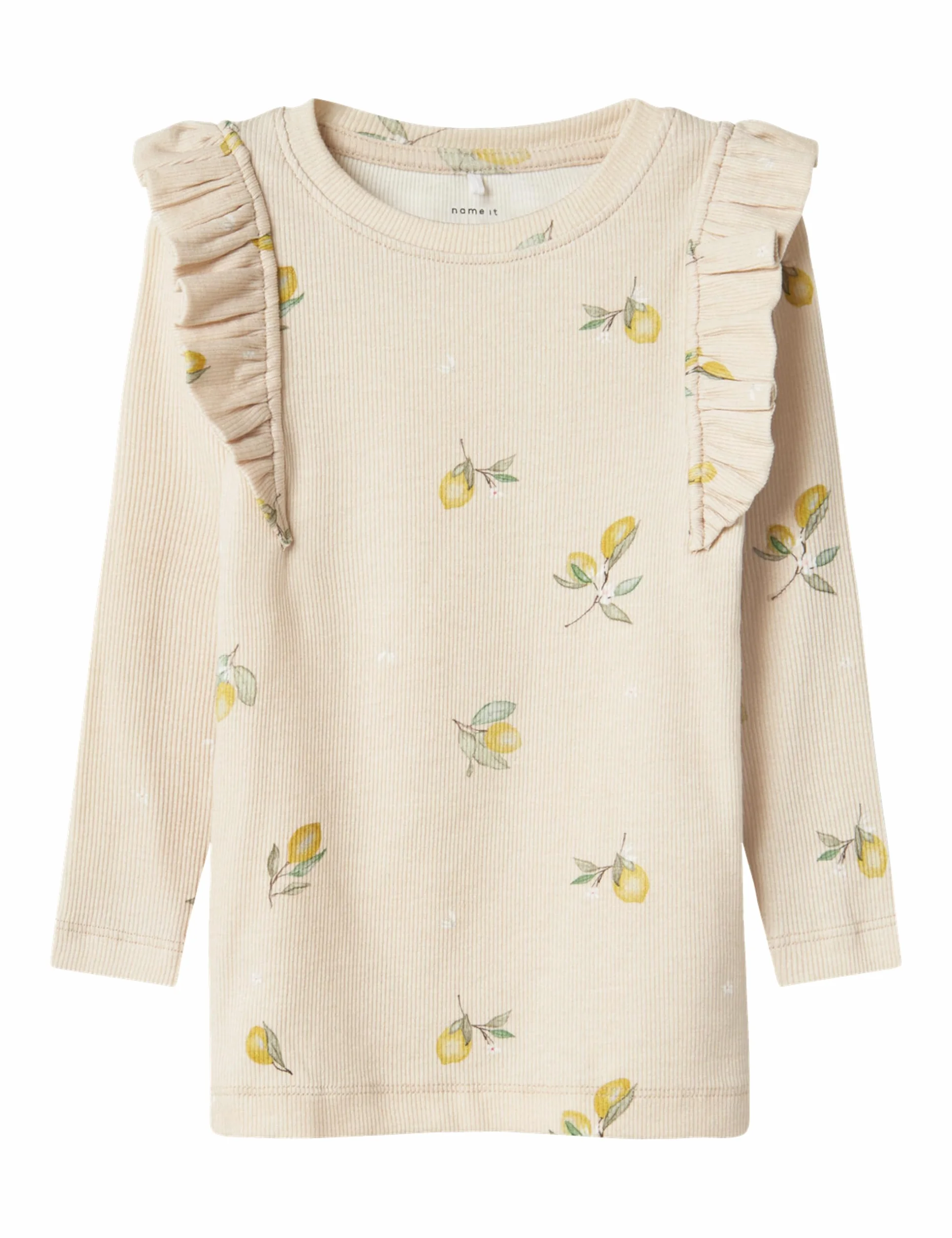 NAME IT Dziewczęca Nmffryda XSL Ls Top, peyote, 98