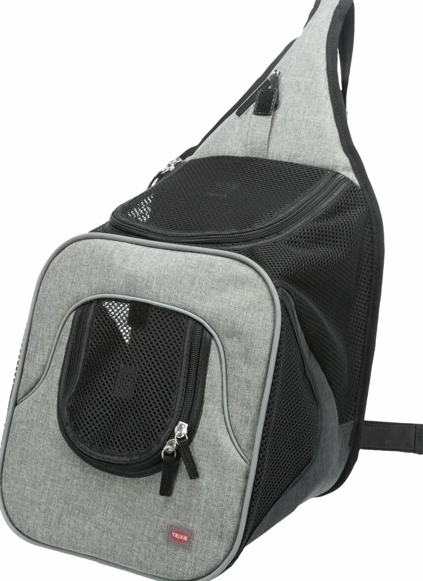 Trixie 28941 'Savina' torba na klatkę piersiową, nylon, 30 × 33 × 26 cm, czarno-szara