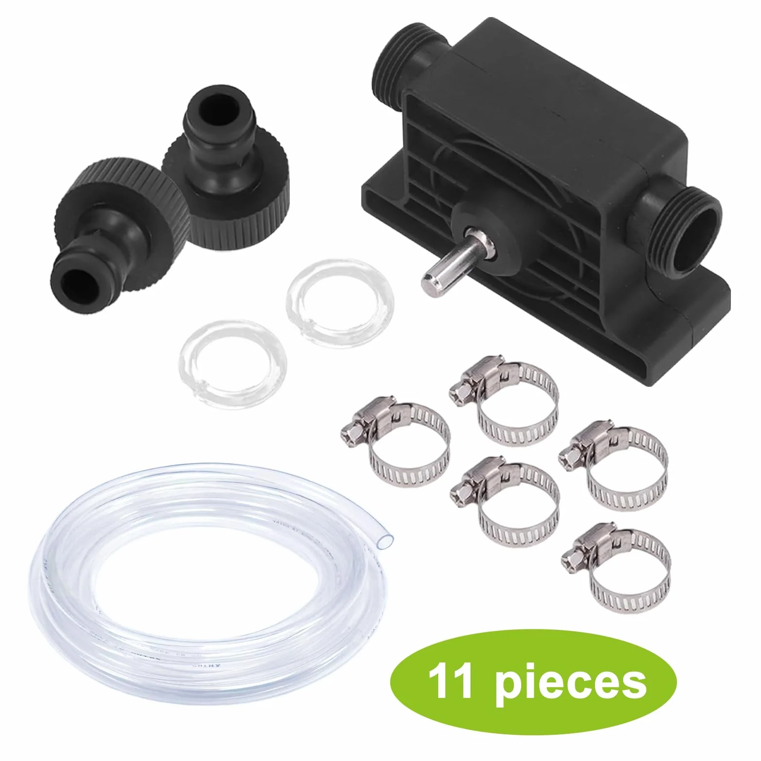 Pompa do wiertarki z wężem 3/4" o długości 2 m, mini elektryczna pompa wiertarska, szybka prędkość pompowania wody, maks. moc 2000 l/h