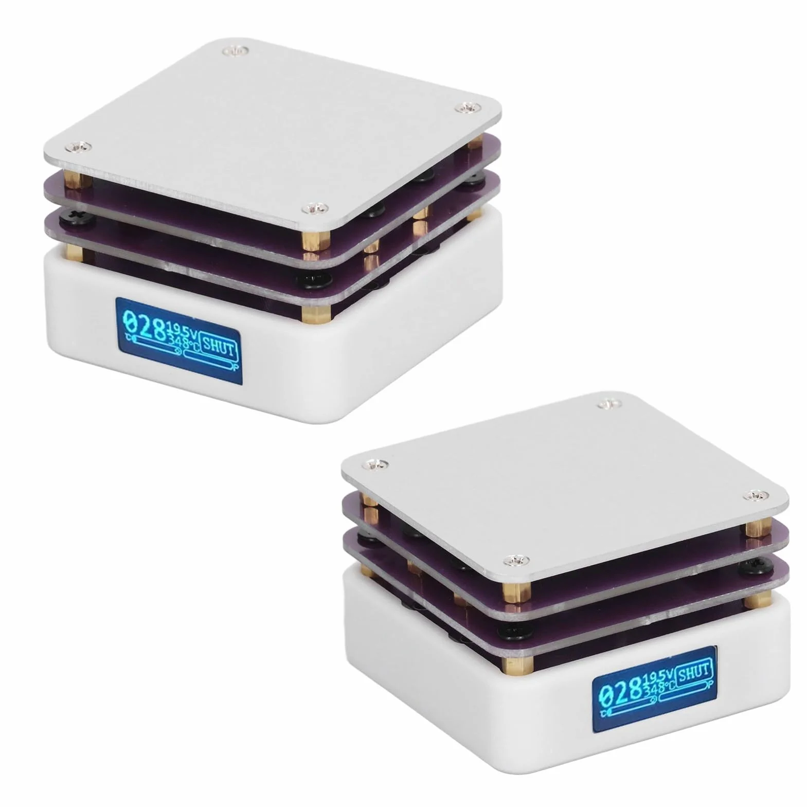 Płyta grzewcza do lutowania, stacja do lutowania płyt grzewczych, mini elektryczna płyta grzewcza, stacja spawalnicza z ekranem LED, do naprawy elektronicznej i laboratorium dla majsterkowiczów