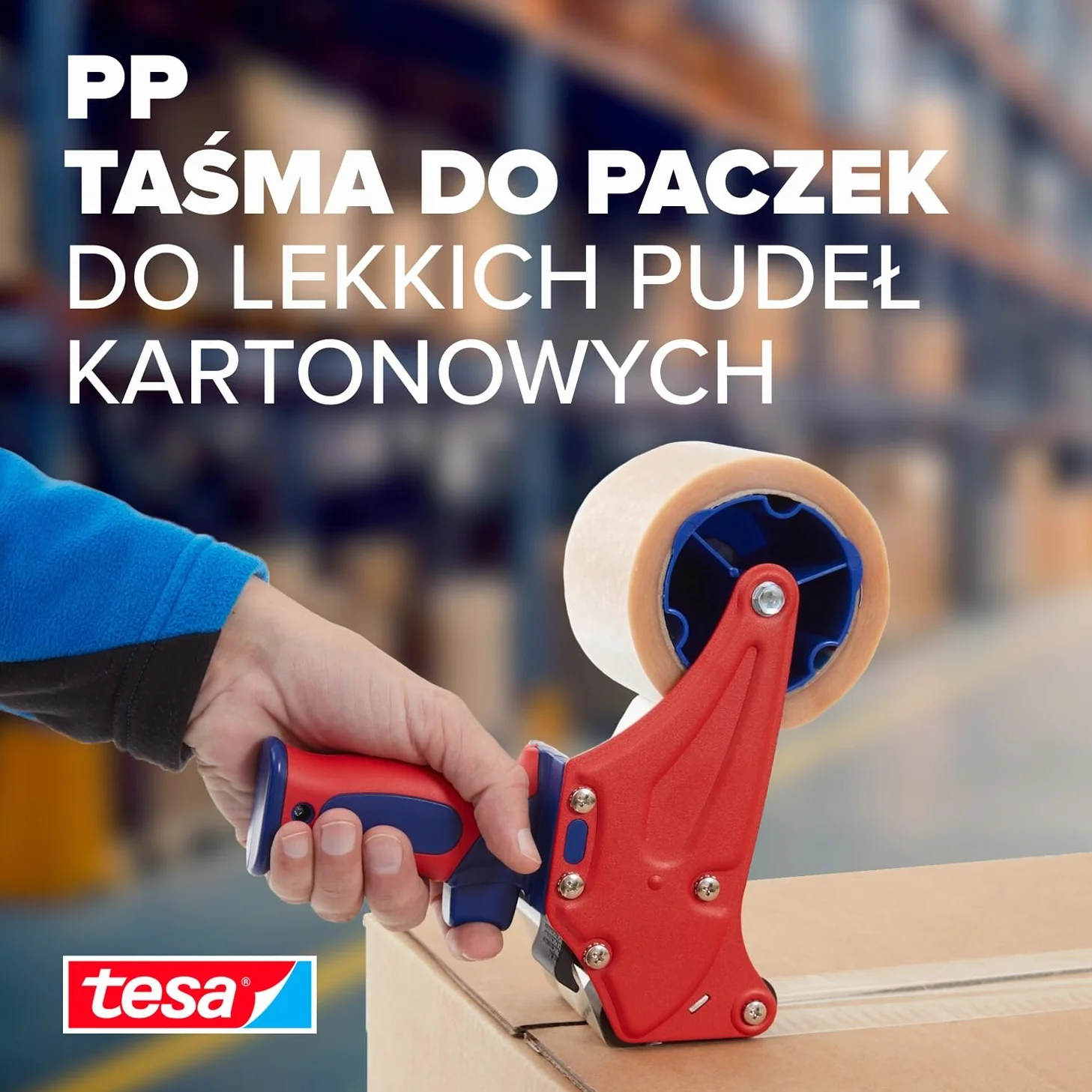 tesapack Taśma do Pakowania, Zestaw Samoprzylepnych Taśm Pakunkowych, 6 Rolek, Ciche Rozwijanie, do Zaklejania Lekkich Paczek, 66 m x 50 mm, Przezroczyste