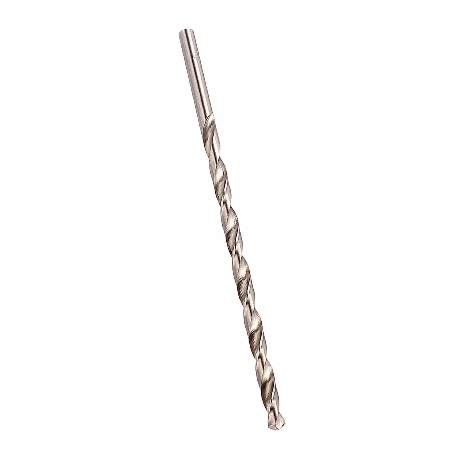 Wiertło Kręte HSS 8mm x 200mm Długie Wiertło Ślimakowe z Chwytem Prostym do Drewna Aluminium Tworzyw Sztucznych