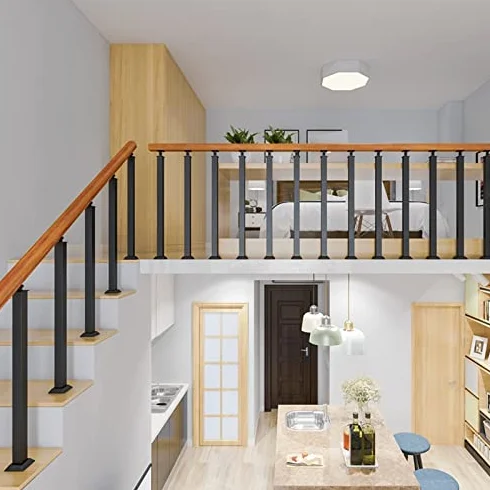 Metalowe słupki balustradowe, żelazne wrzeciona balustrady do wewnętrznych balustrad schodowych, tarasów, schodów, ogrodów i przebudowy schodów zewnętrznych