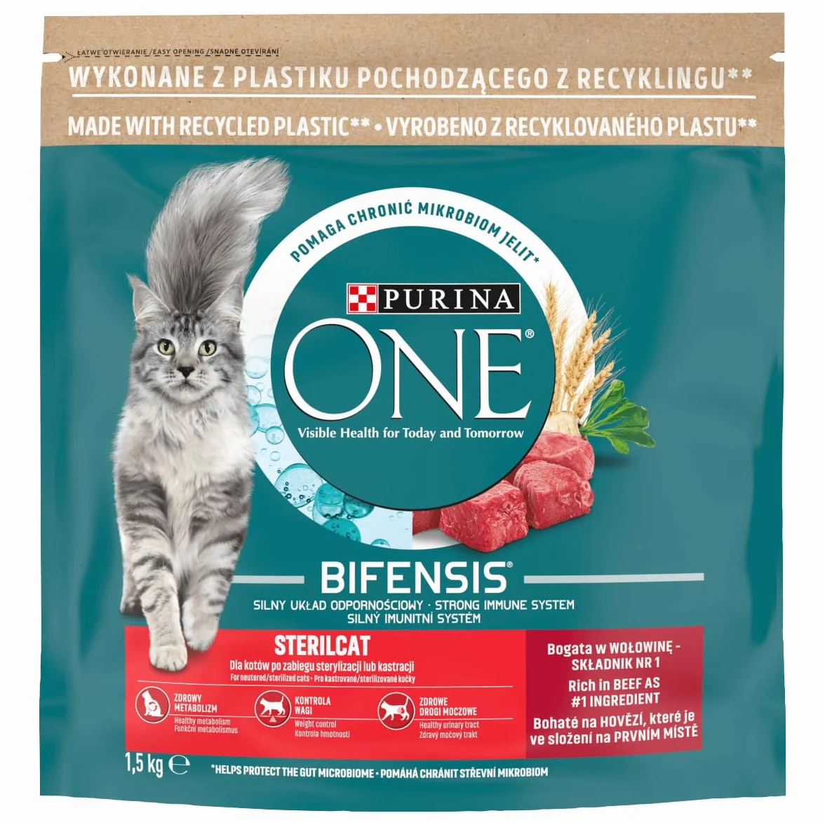 PURINA ONE STERILCAT Karma sucha dla sterylizowanych kotów 1,5 kg