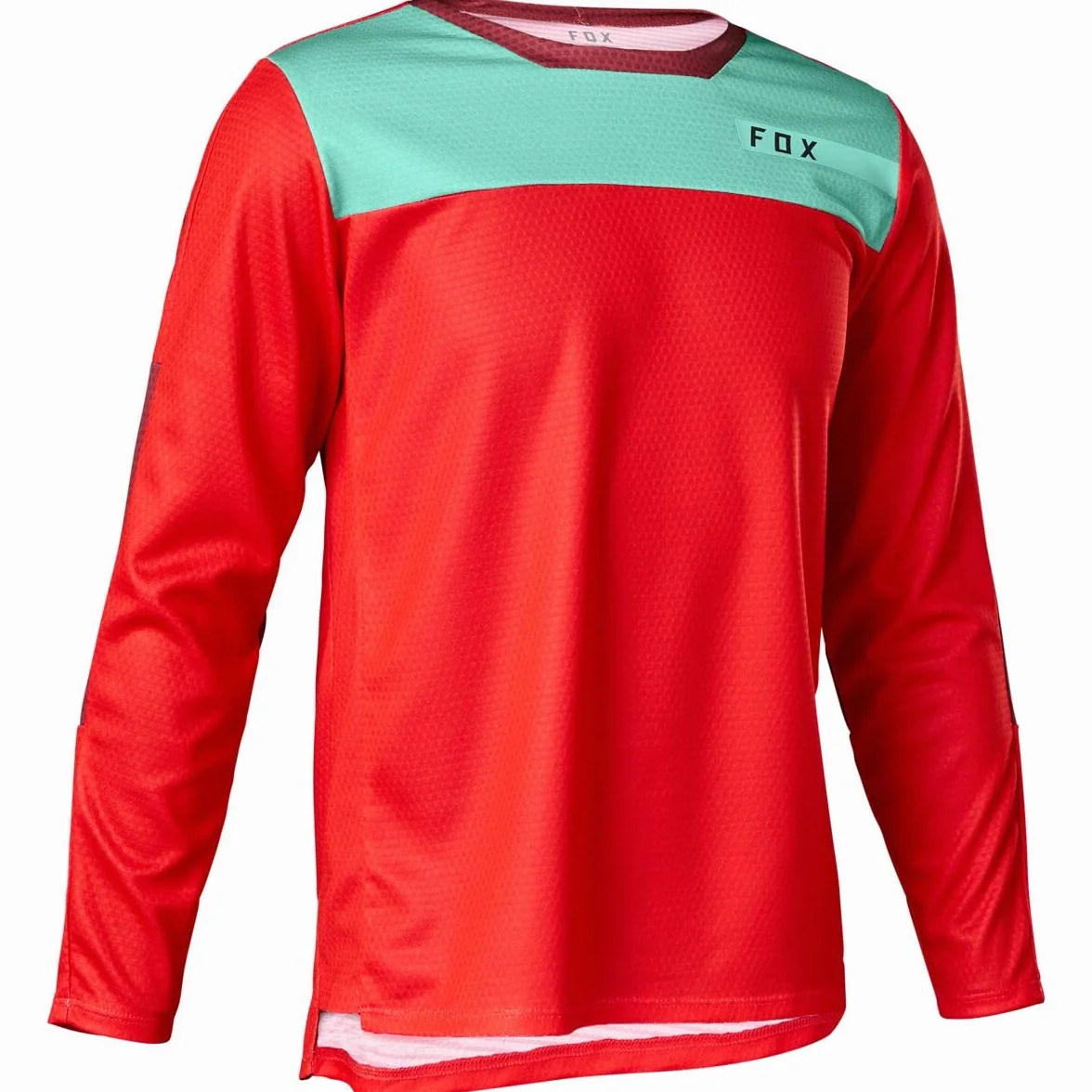 Yth Defend Ls Jersey Moth Fluo Red