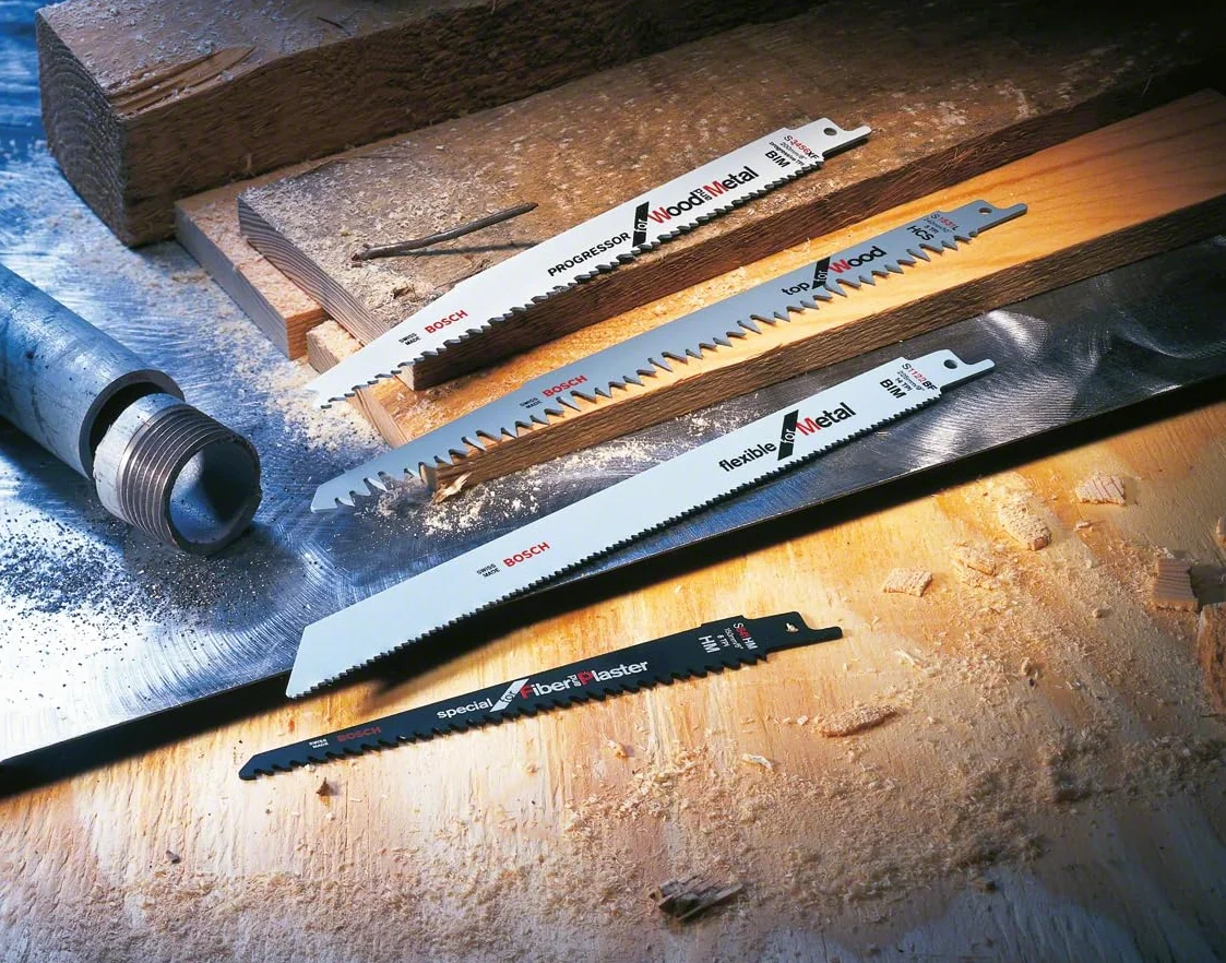 Bosch Professional 2 szt. brzeszczot do piły szablasta S 1222 VF Flexible for Wood and Metal (długość 300 mm, akcesoria do piły szablajnej)