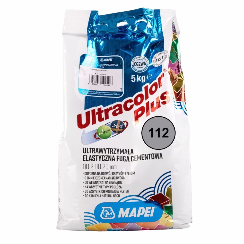 Fuga cementowa MAPEI ULTRACOLOR PLUS 5kg 112 tytan