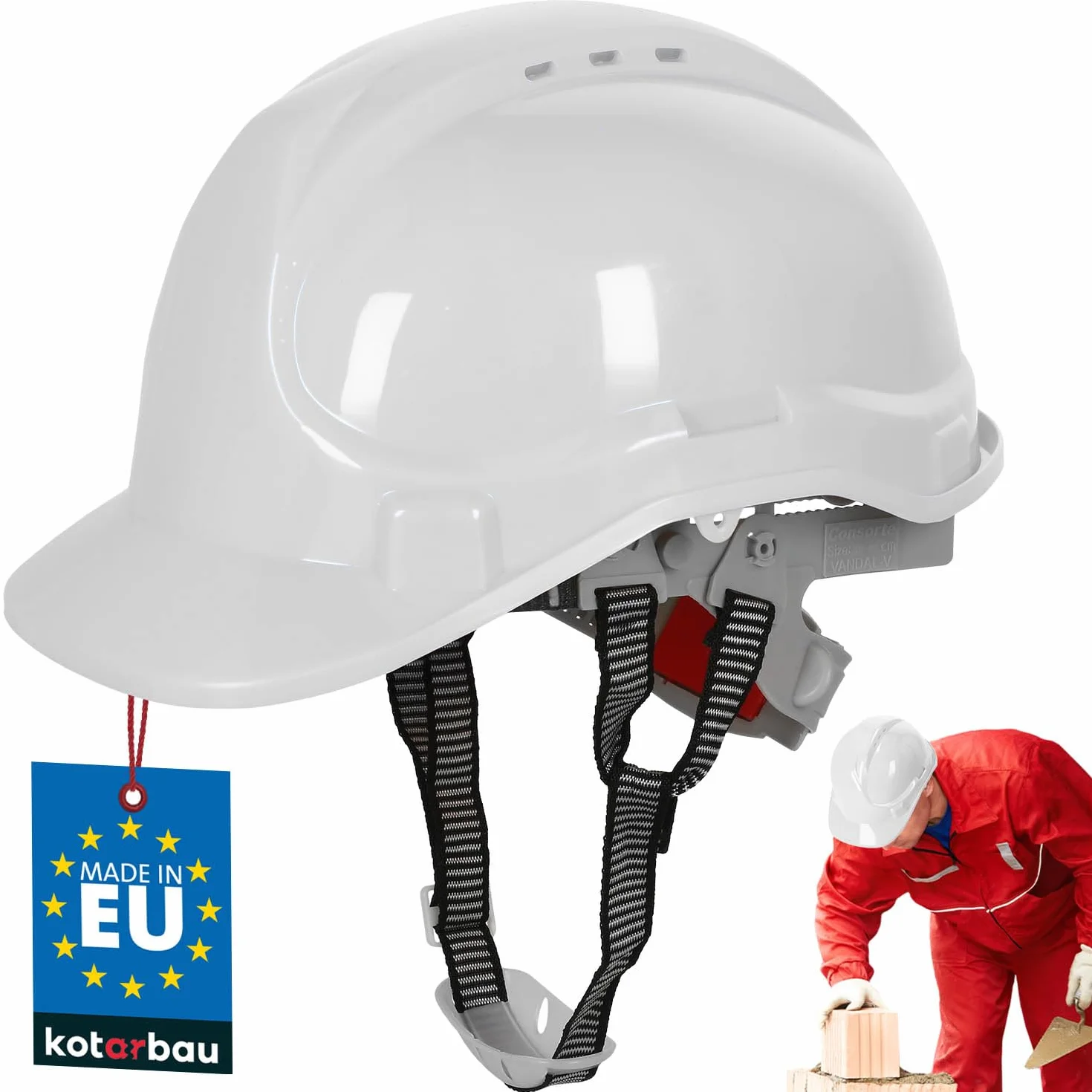 KOTARBAU® Regulowany kask ochronny Kolor